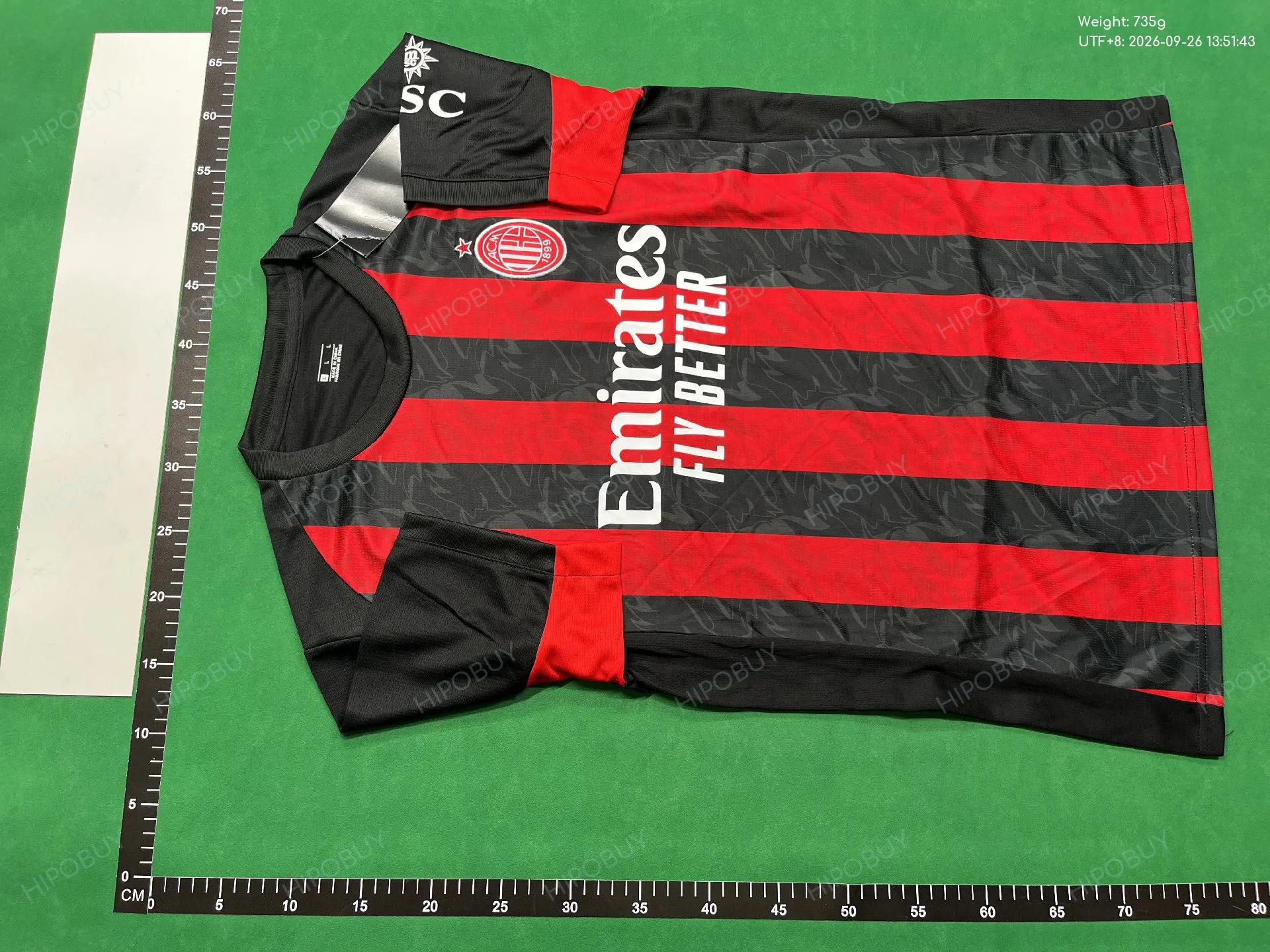 Foto QC 6 de AC Milan 2025/26 Modric #14 Home Kids Jersey Red Black