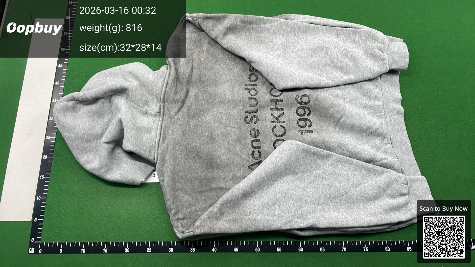 Foto QC 7 de Acne Studios Logo Print Sweater Black