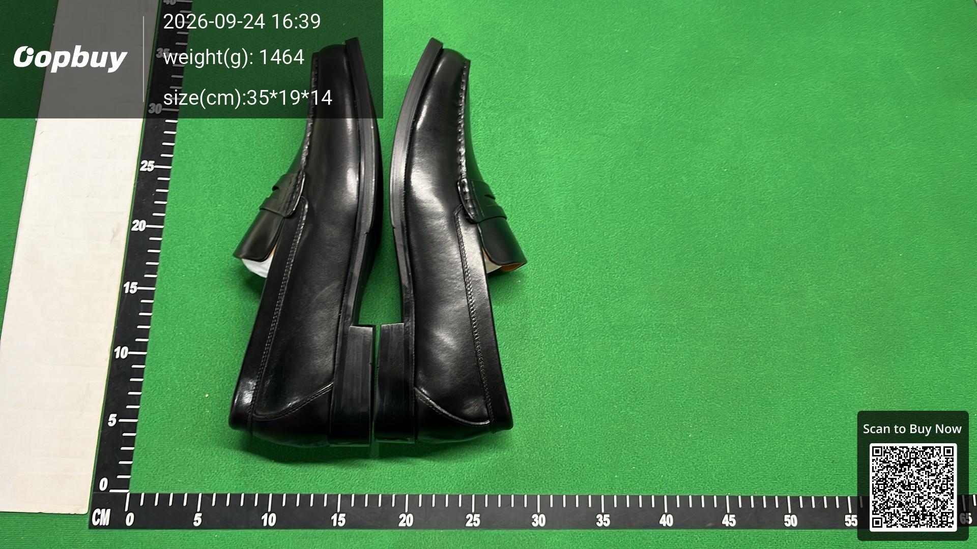 Foto QC 5 de Unbranded Penny Loafers Black Calfskin Leather