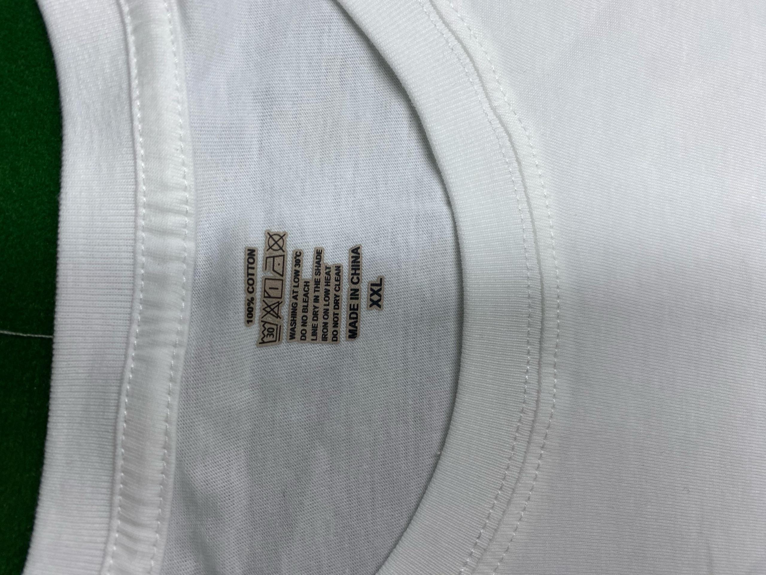 Foto QC 6 de Saint Laurent Signature Logo T-shirt White