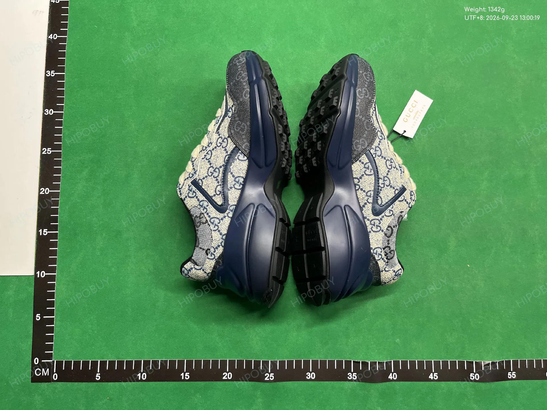 Foto QC 4 de Gucci Rhyton Low GG Supreme London Blue Pink 701332 96GN0 8484