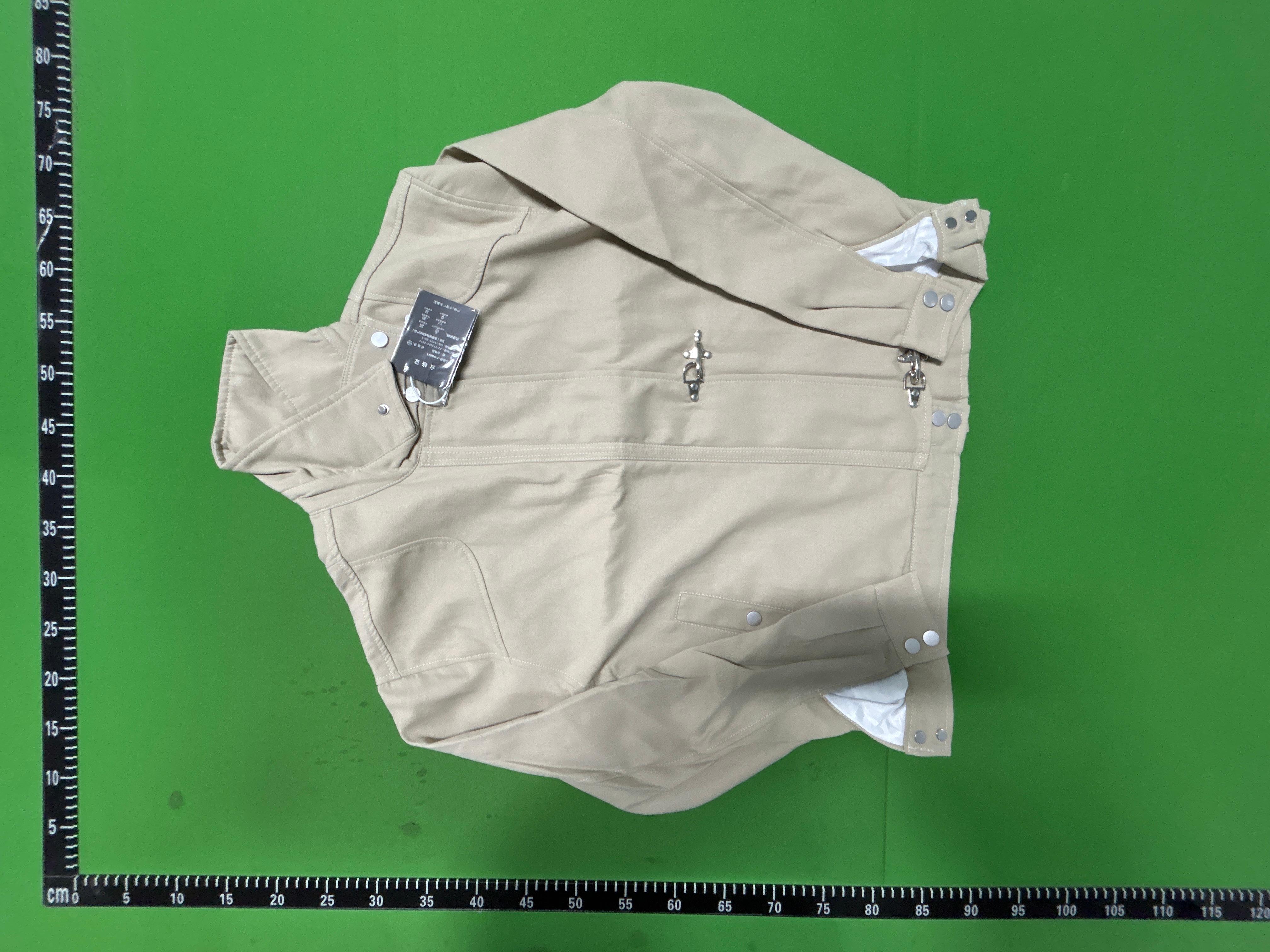 Foto QC 7 de Other Cleanfit Retro Lobster Buckle Workwear Jacket Black