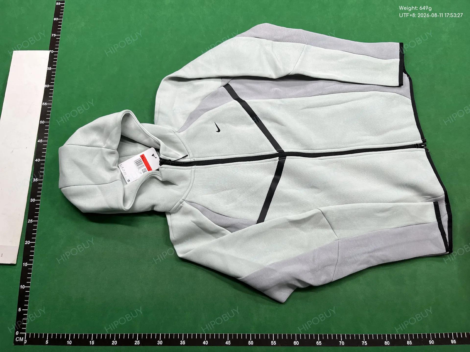 Foto QC 2 de Nike Sweatpants Tech Fleece Paneled White Grey