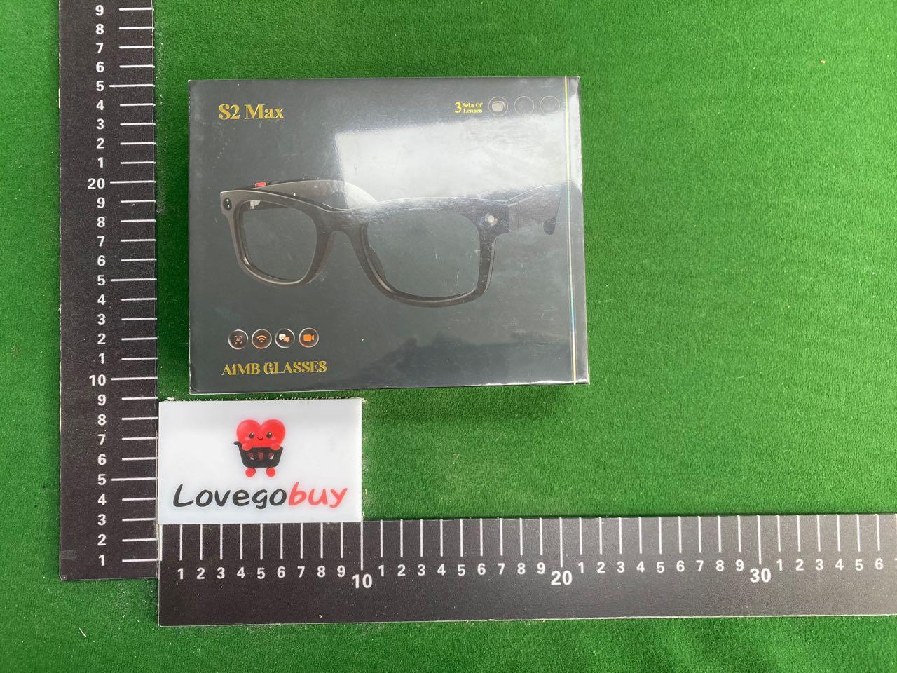 Foto QC 1 de AIMB Smart Glasses S2 Max 5MP 1080P Black