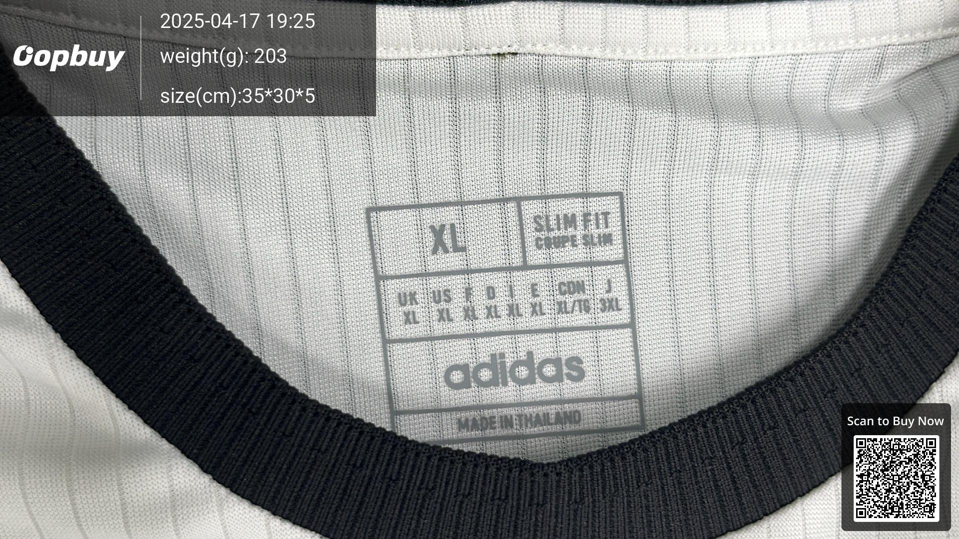 Foto QC 1 de Stone Island x adidas x Ajax 2025/26 Special Edition Jersey Black