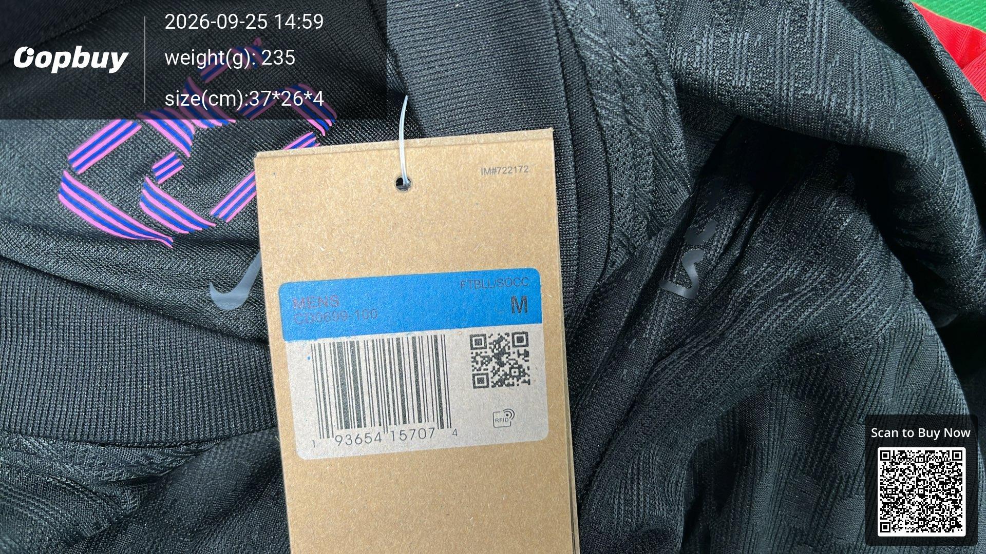 Foto QC 5 de Nike x FC Barcelona 2025/26 Lamine Yamal Special Edition Away Jersey Purple/Black
