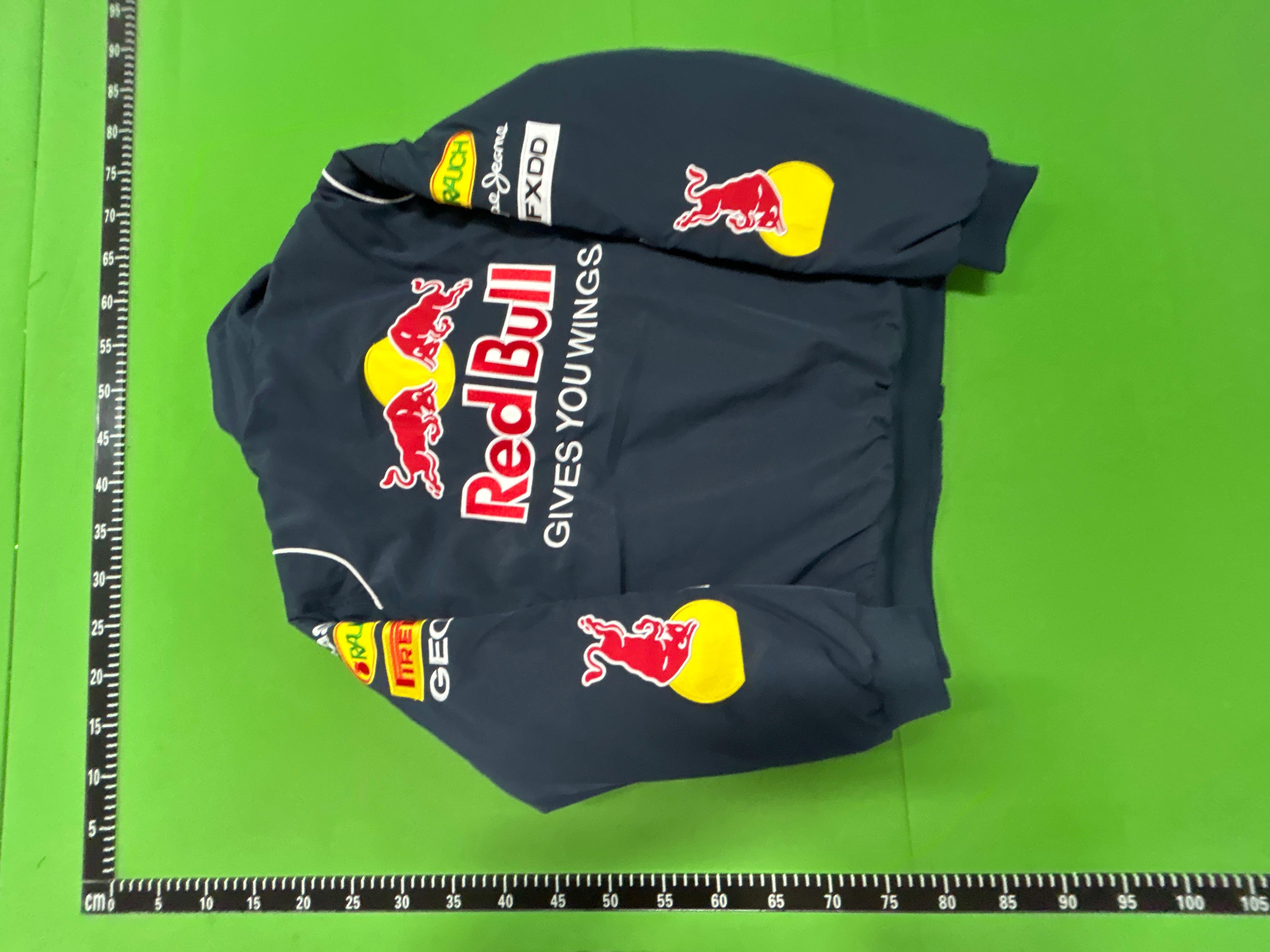 Foto QC 7 de Other Infiniti Red Bull Racing F1 Bomber Jacket Embroidered Padded Navy