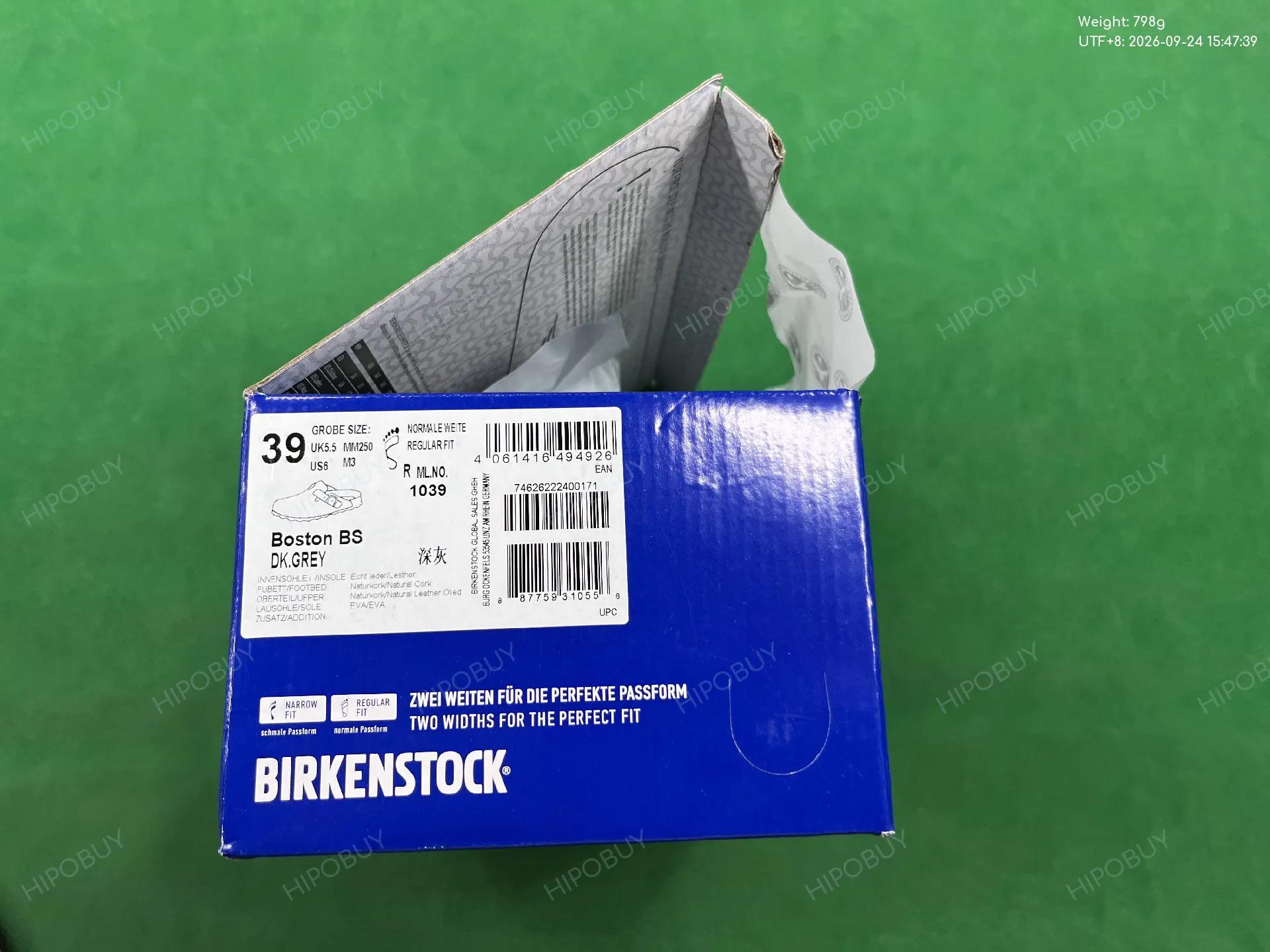 Foto QC 2 de Birkenstock Boston Suede Soft Footbed Mink