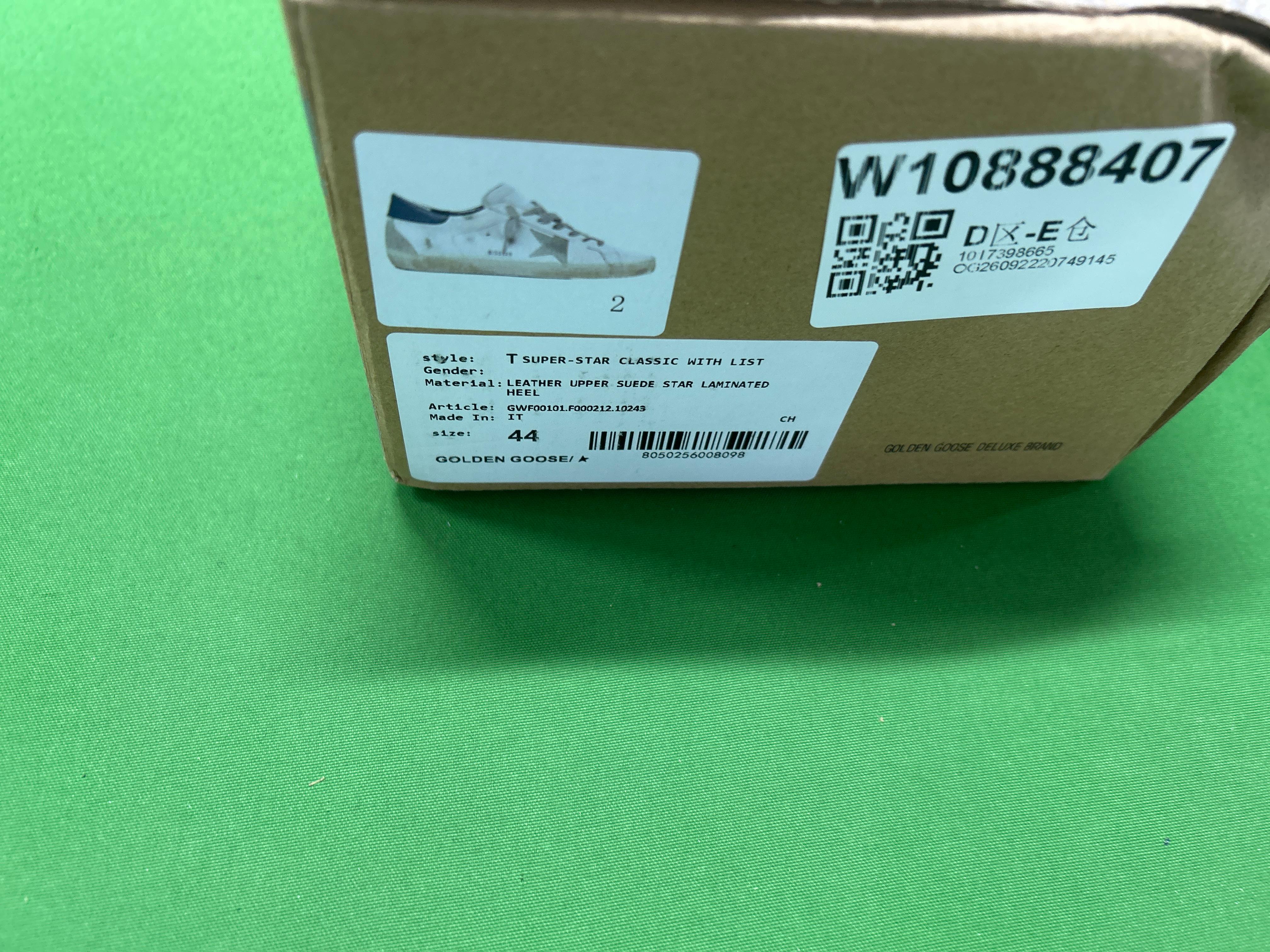 Foto QC 1 de Golden Goose Super-Star Low White Gold Glitter Star Silver GWF00102.F004664.10417