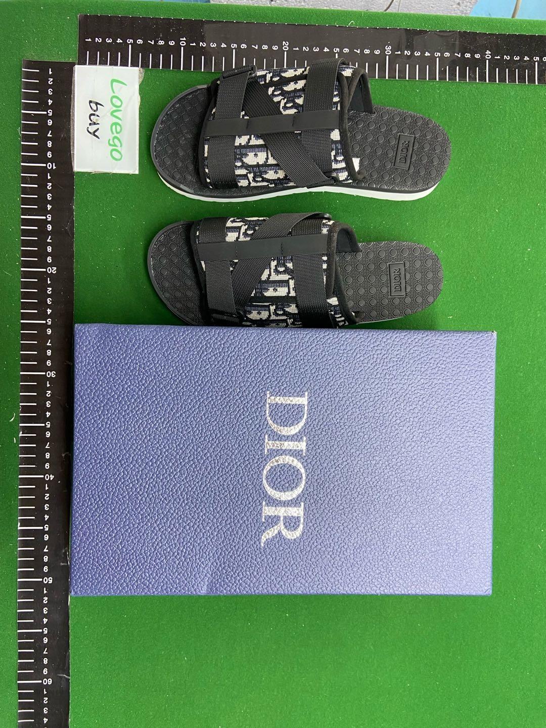 Foto QC 1 de Dior Alpha Slide Jacquard Oblique Black