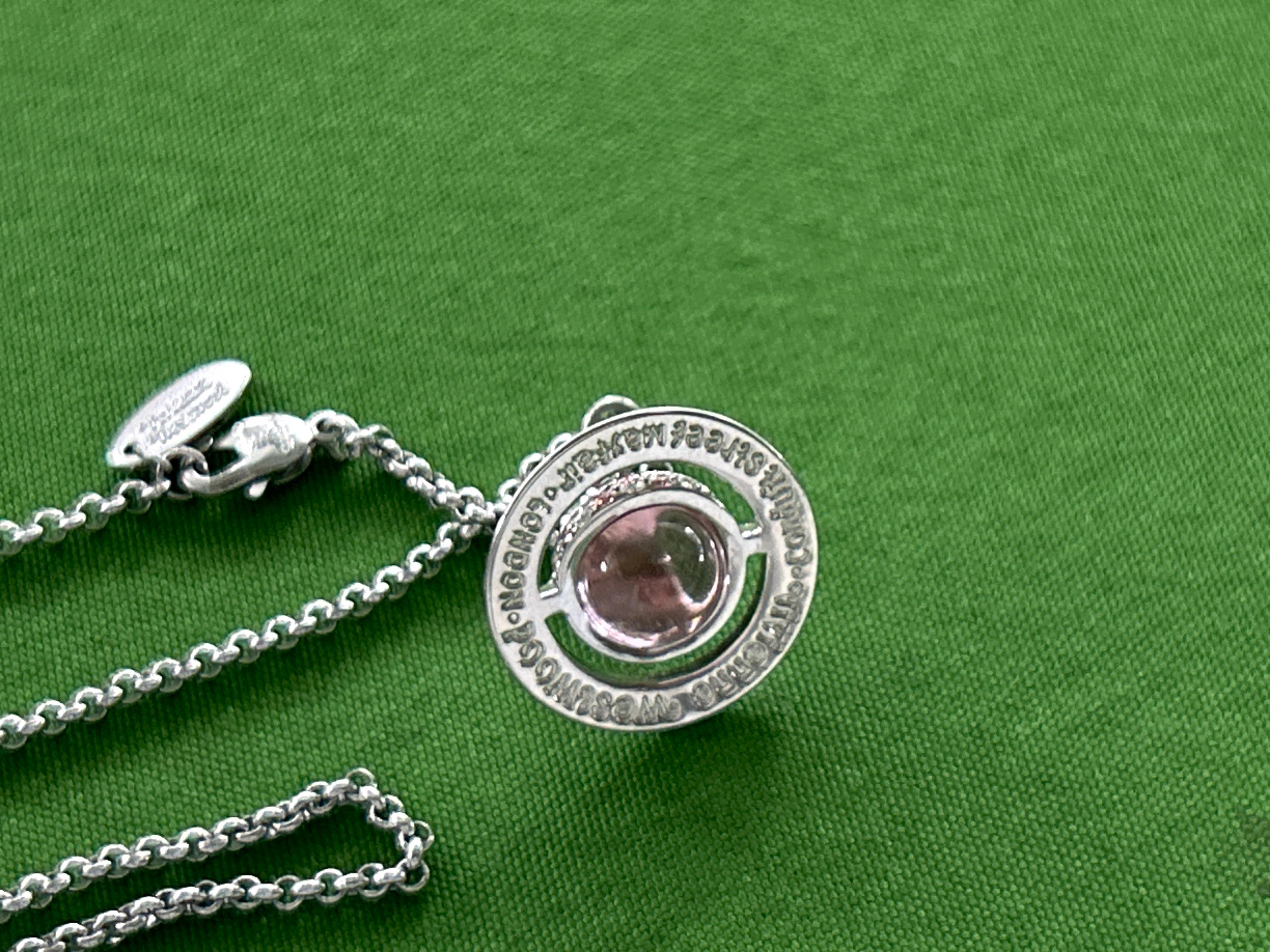 Foto QC 4 de Vivienne Westwood Empress Orb Necklace Metal Crystal Silver