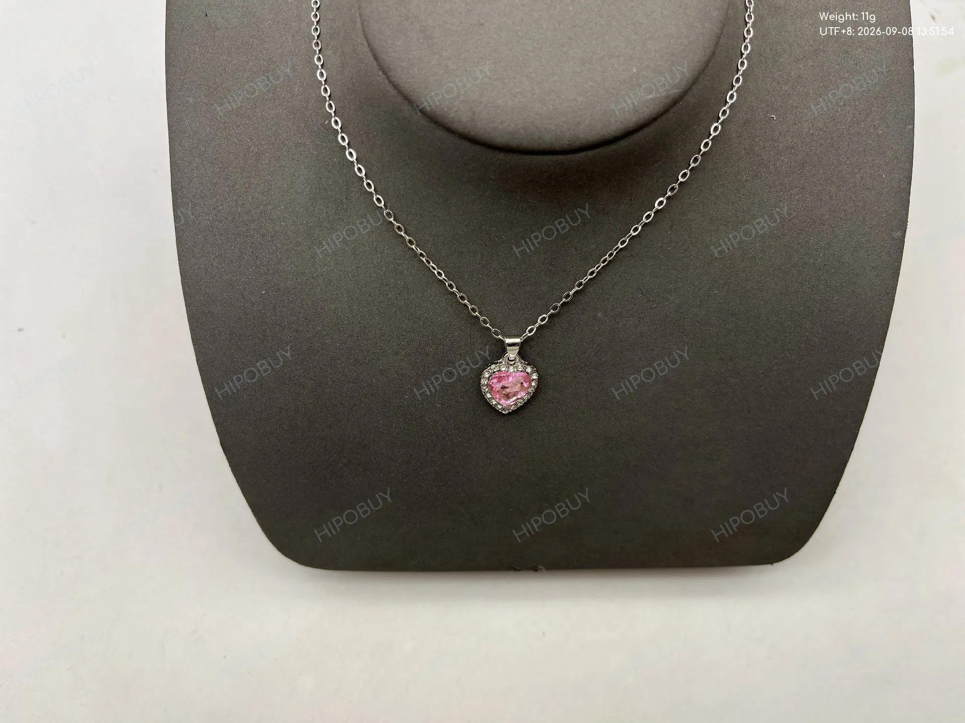 Foto QC 2 de Other Necklace Metal Crystal Pink