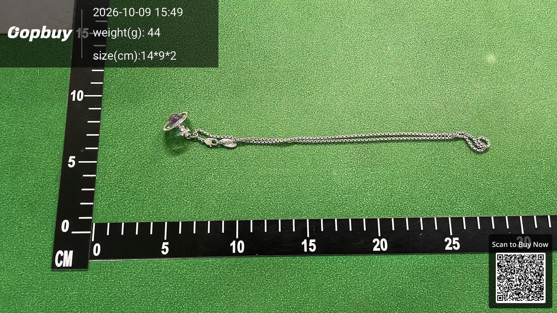 Foto QC 8 de Vivienne Westwood Empress Orb Necklace Metal Crystal Silver