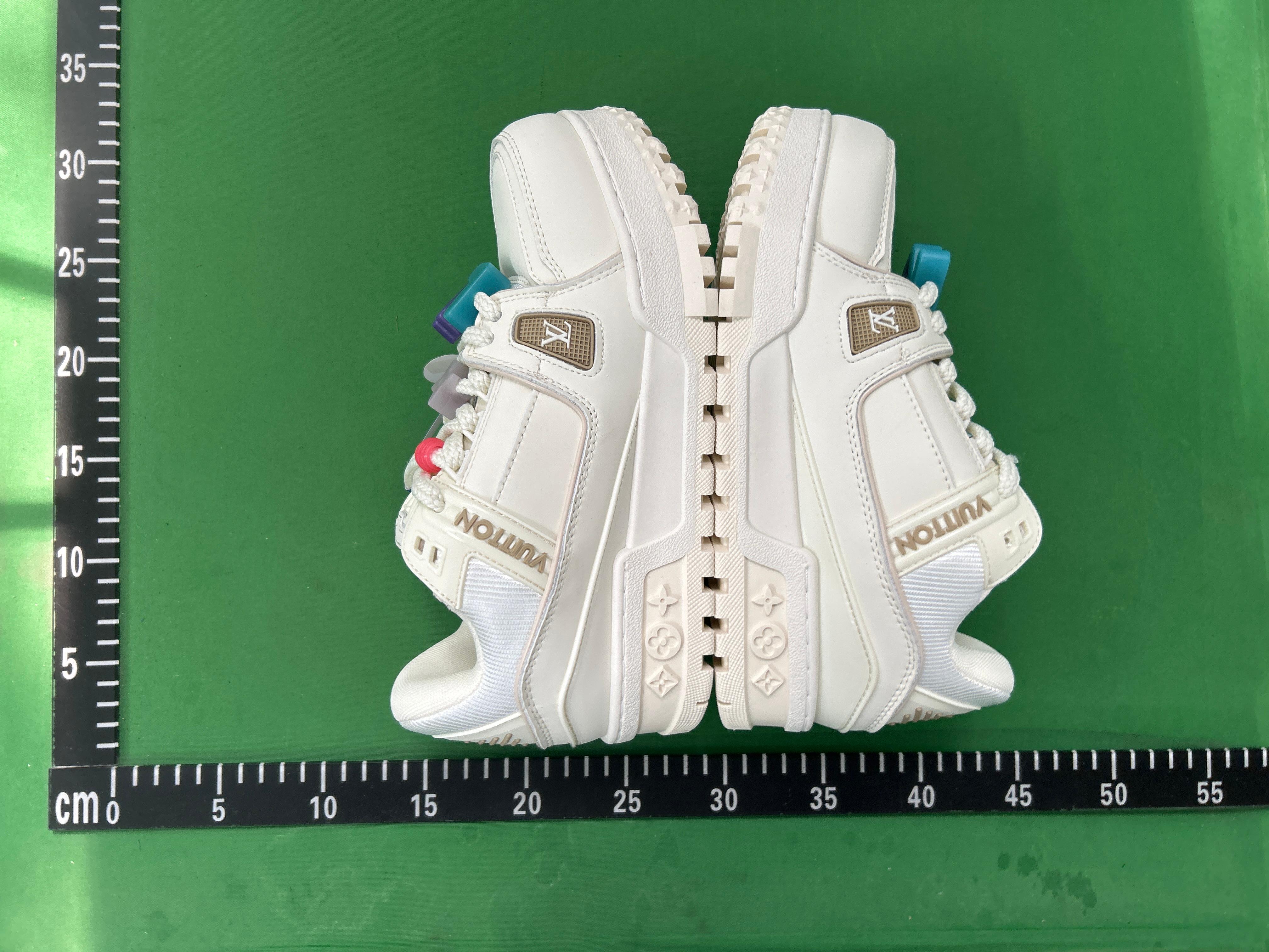 Foto QC 6 de Louis Vuitton LV Skate Leather Technical Mesh Low Monogram Flower Grey White Black