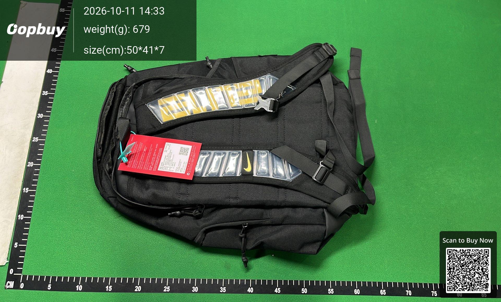 Foto QC 4 de Nike Hoops Elite Pro Backpack 32L Black White Gold