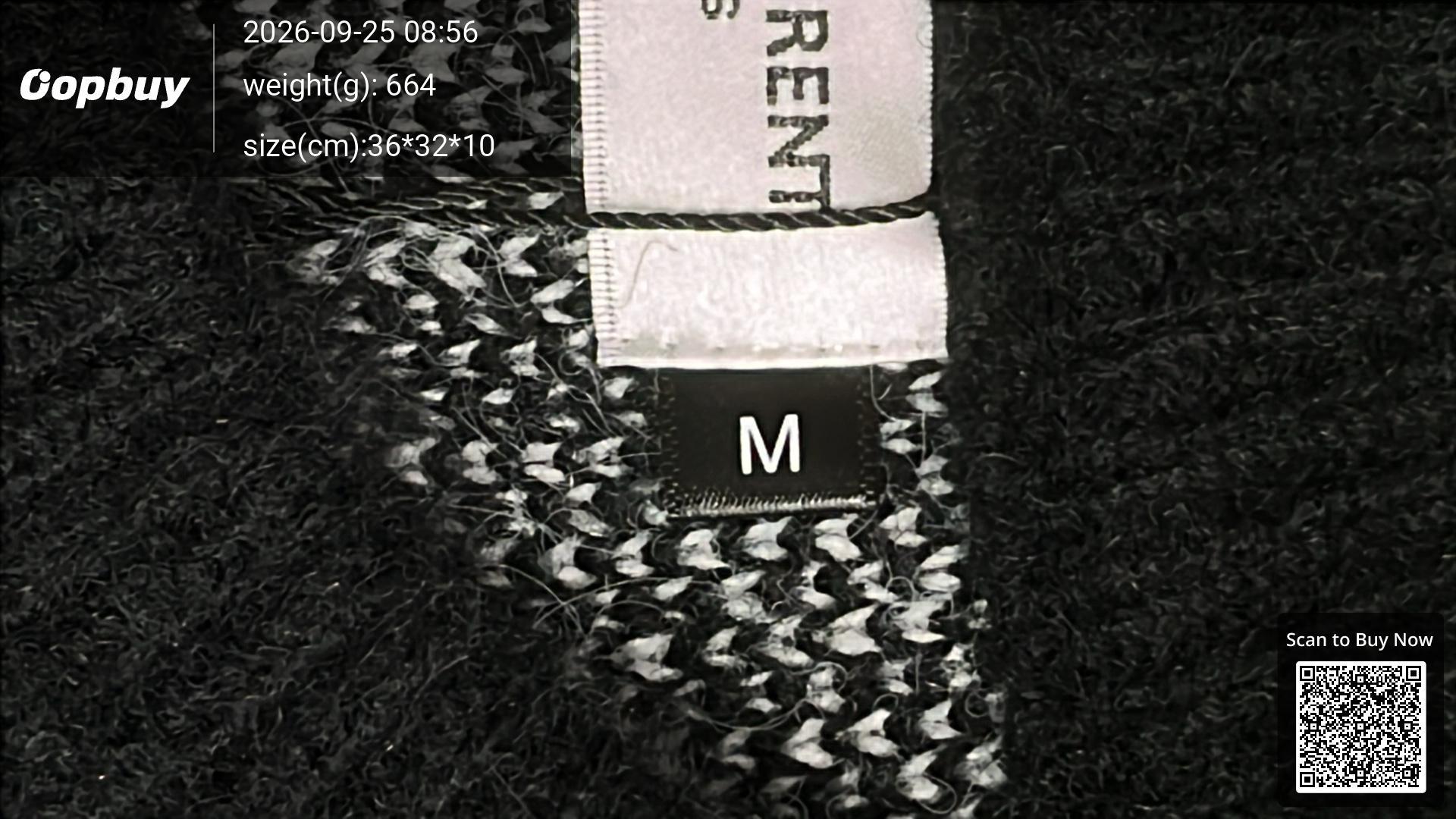 Foto QC 5 de Saint Laurent Crewneck Sweater Mohair Script Logo Black