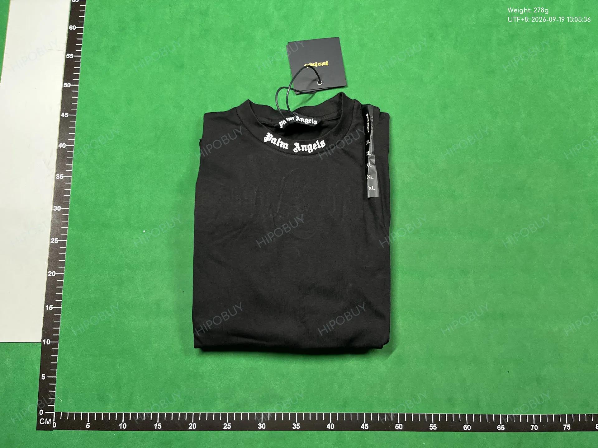 Foto QC 8 de Palm Angels Spray Logo Las Vegas T-shirt Black