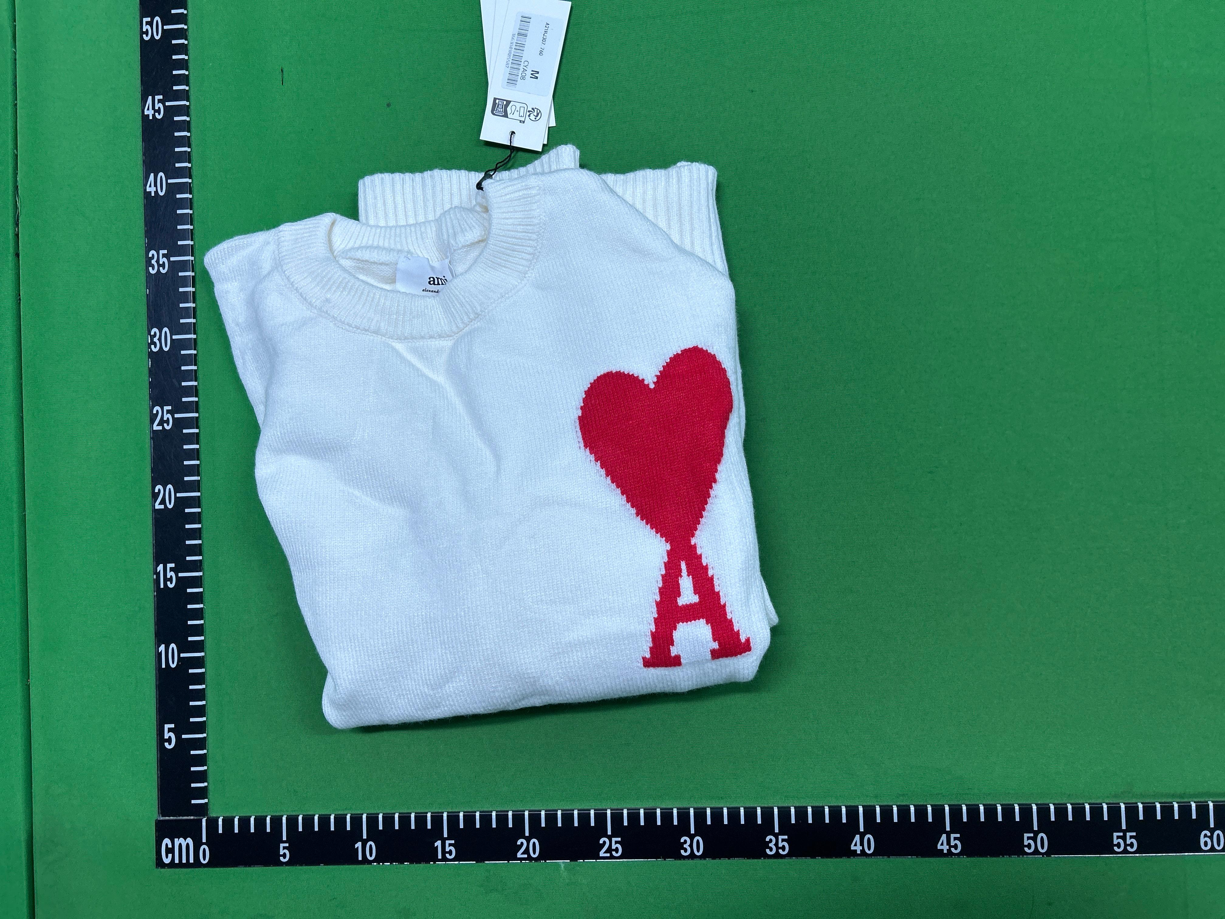 Foto QC 4 de Ami Paris Ami de Coeur Crewneck Sweater Black