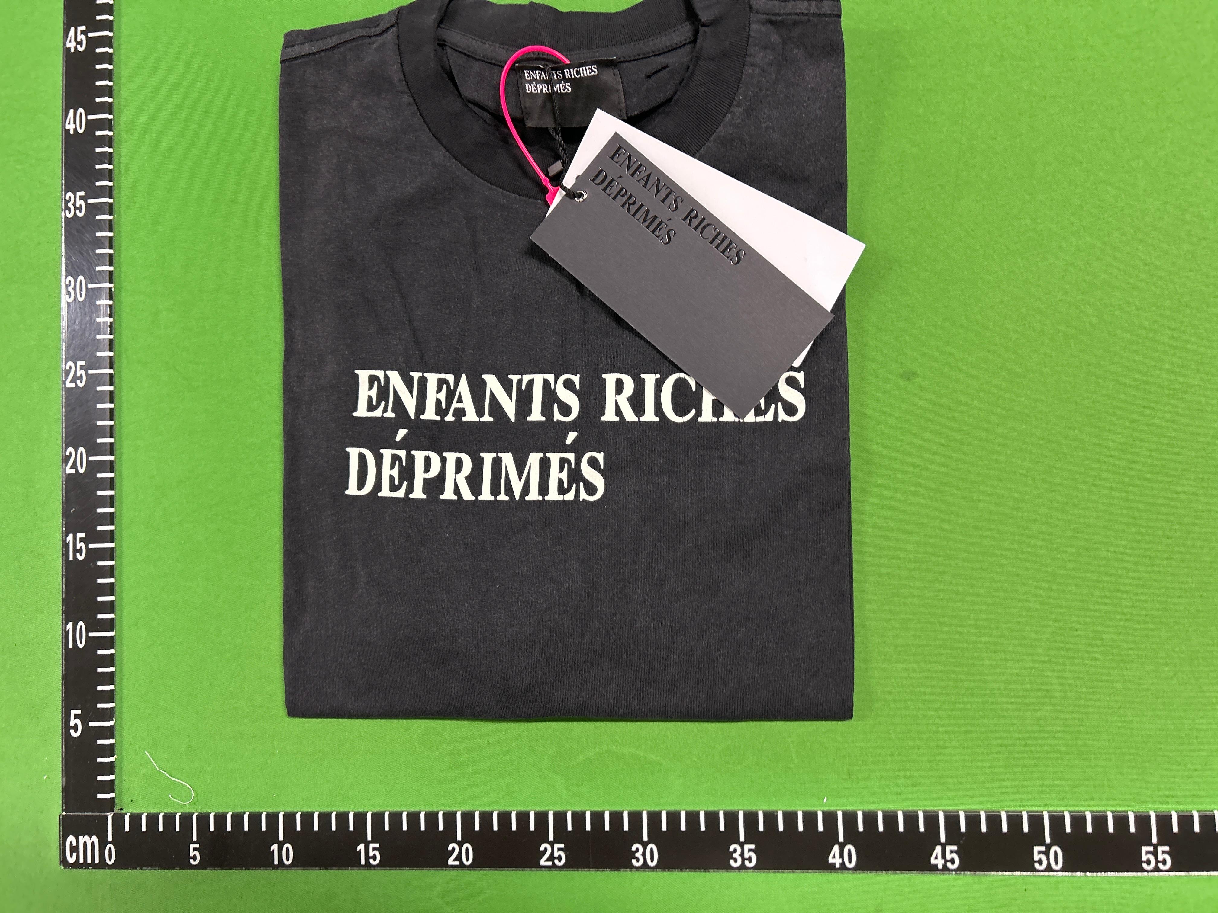 Foto QC 6 de Enfants Riches Déprimés Logo Print T-shirt Black