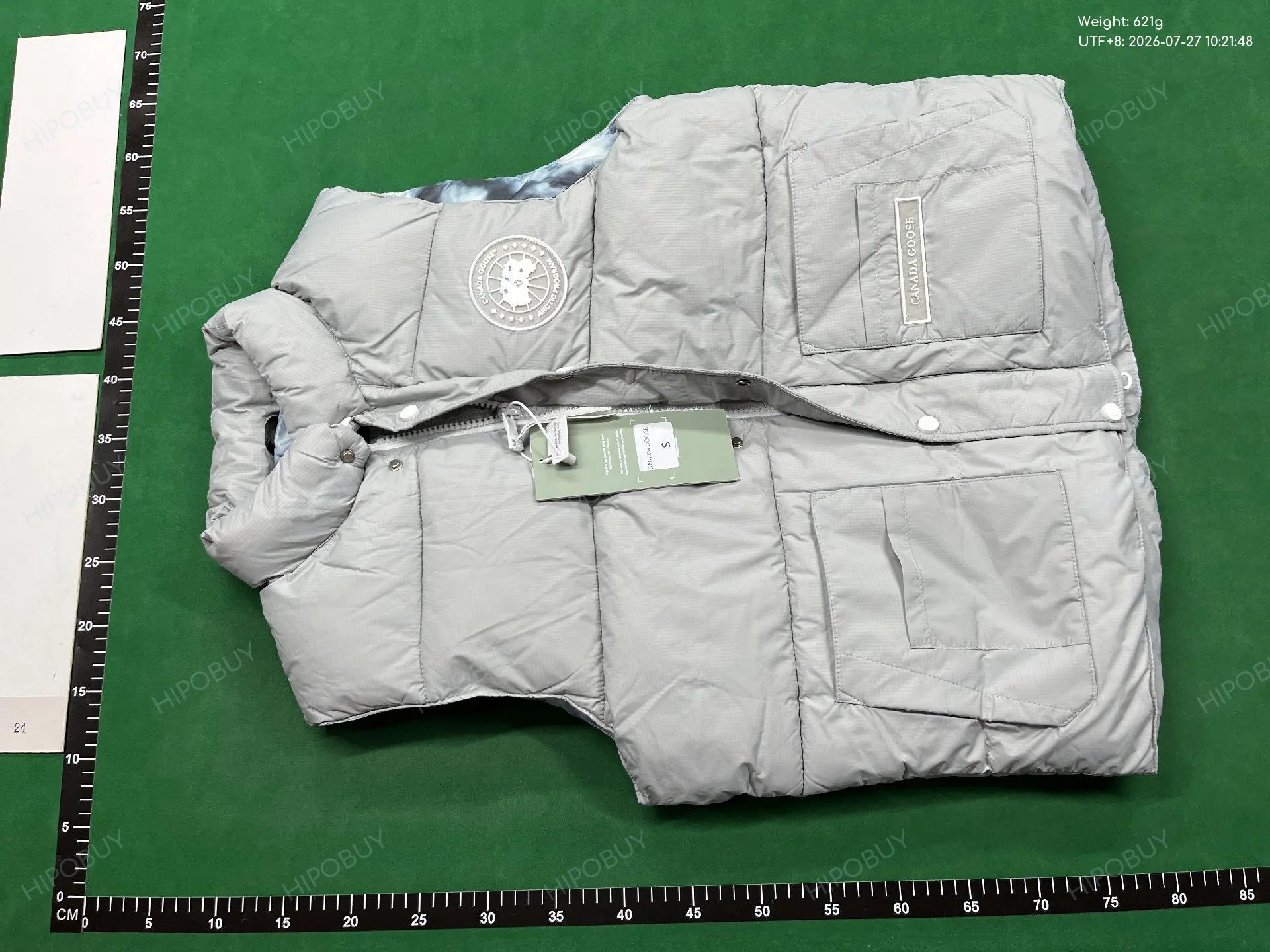 Foto QC 2 de Burberry Vintage Check Down Jacket Hooded Archive Beige