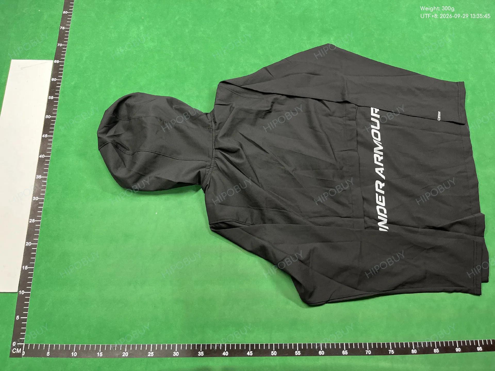 Foto QC 3 de Under Armour Hooded Windbreaker Jacket Black