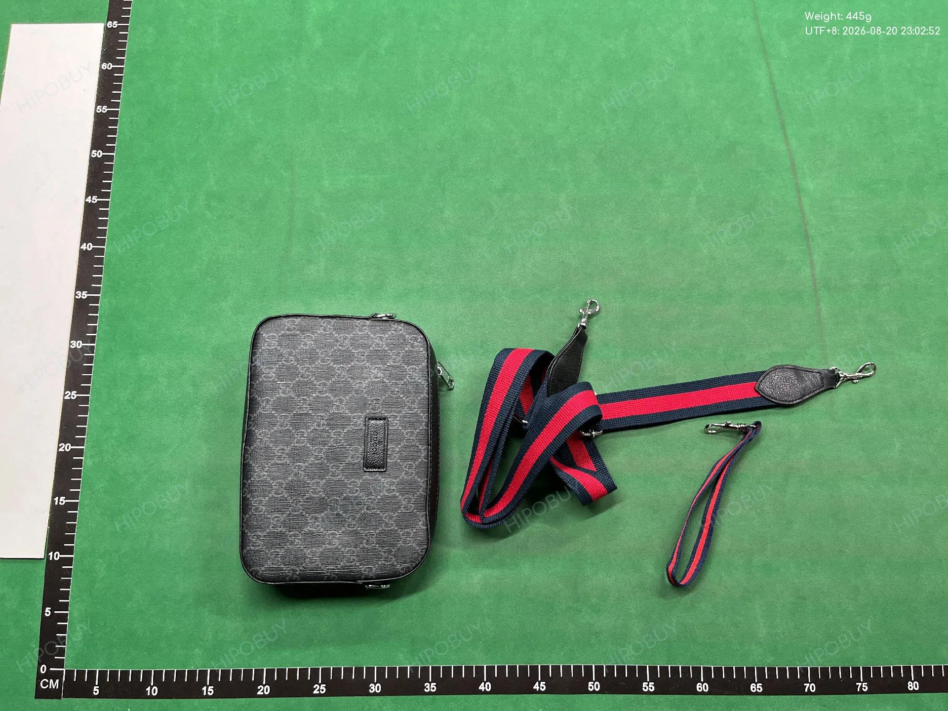 Foto QC 5 de Gucci Ophidia Messenger Bag Small Black GG Supreme Canvas
