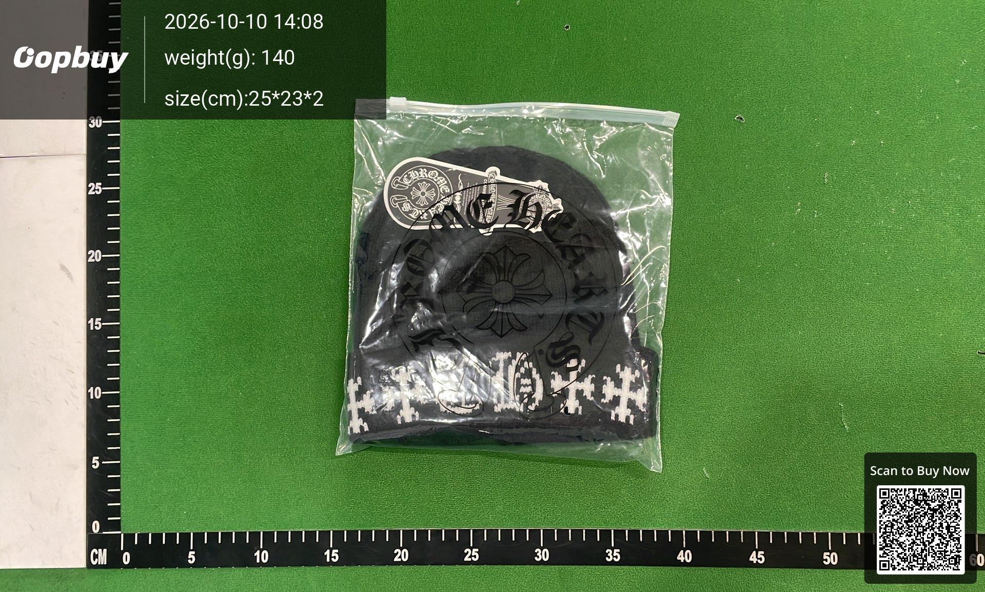 Foto QC 1 de Chrome Hearts Comme des Garcons Beanie Beige