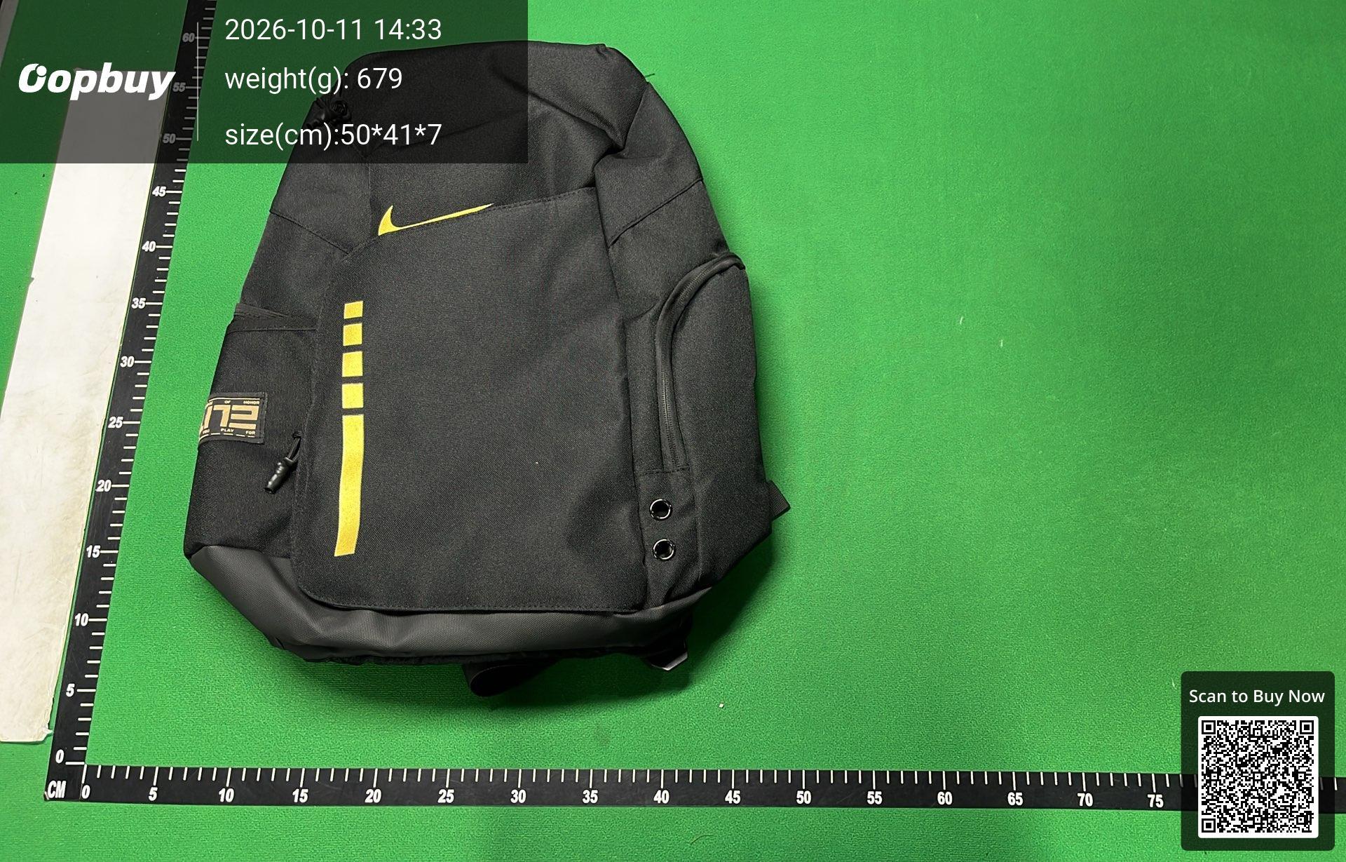 Foto QC 5 de Nike Hoops Elite Pro Backpack 32L Black White Gold