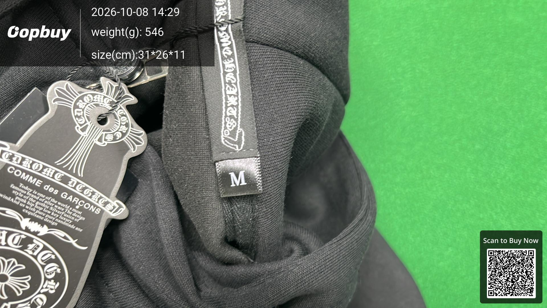 Foto QC 1 de Chrome Hearts Gallery Dept Jeans Cross Patch Flare Grey Black