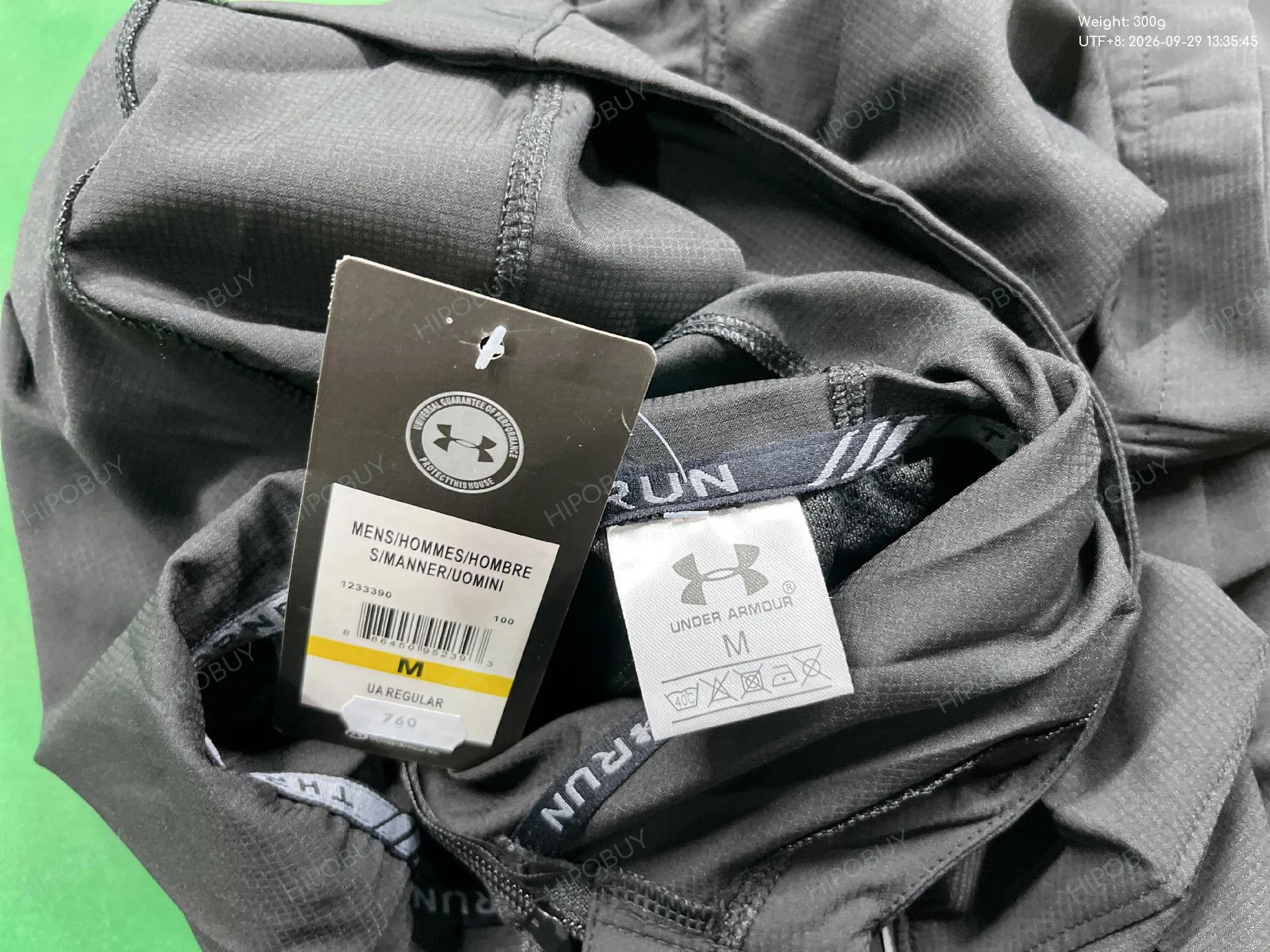 Foto QC 1 de Under Armour Hooded Windbreaker Jacket Black