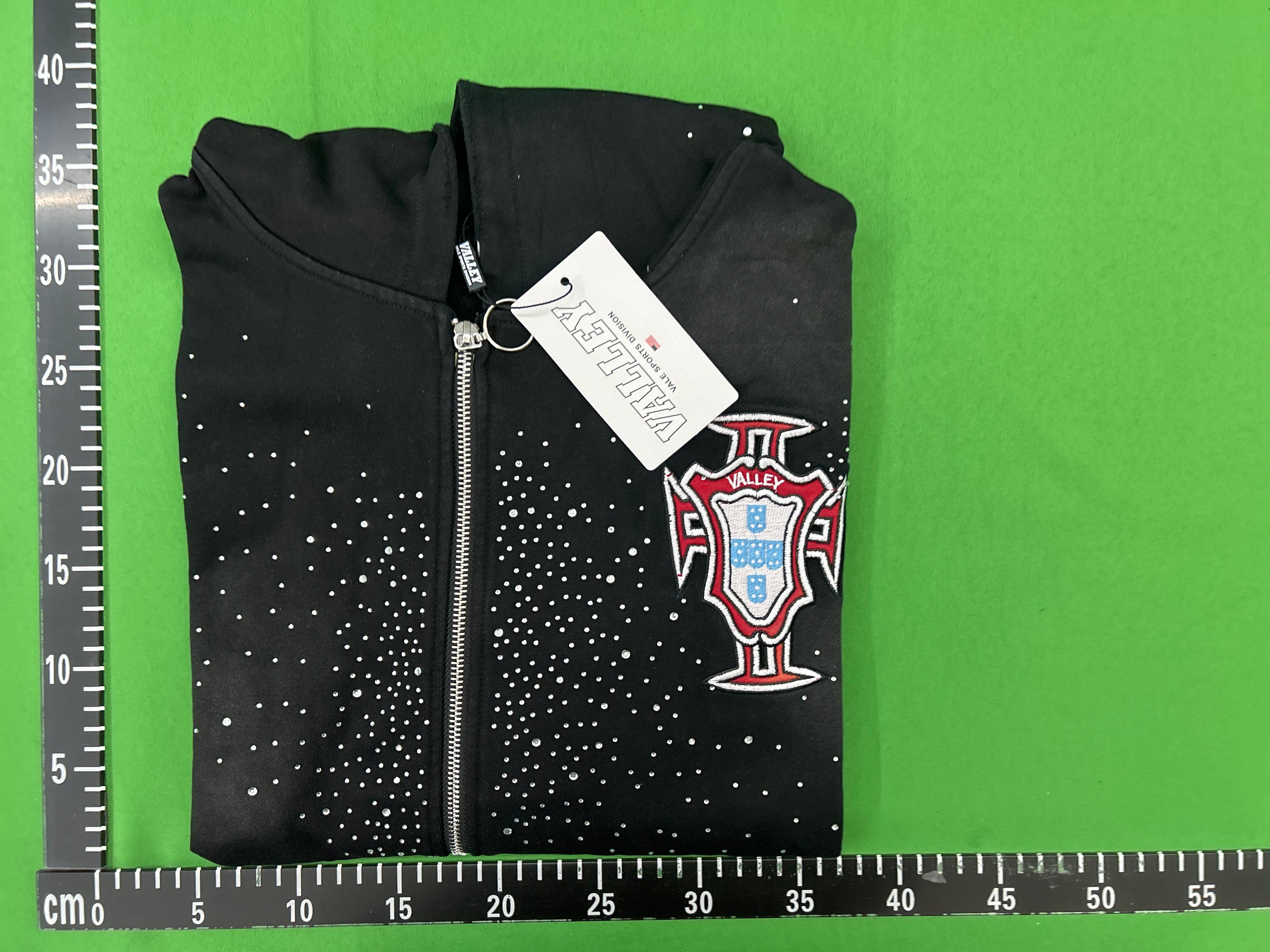 Foto QC 1 de Stussy Champion Oval Zip Sweater Hooded Army