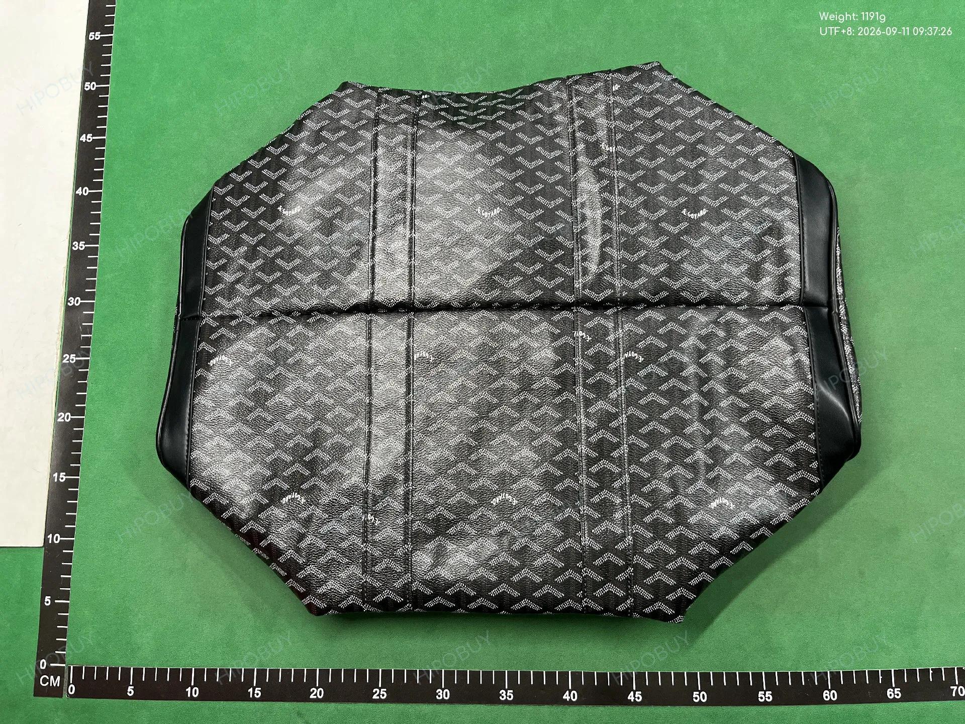Foto QC 2 de Goyard Boeing Travel Bag Black Goyardine Canvas