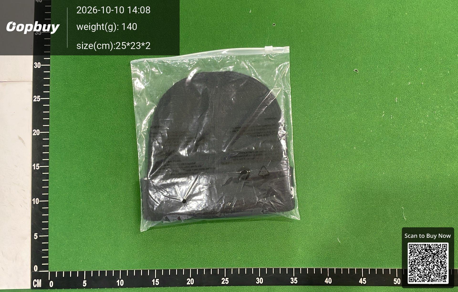 Foto QC 2 de Chrome Hearts Comme des Garcons Beanie Beige
