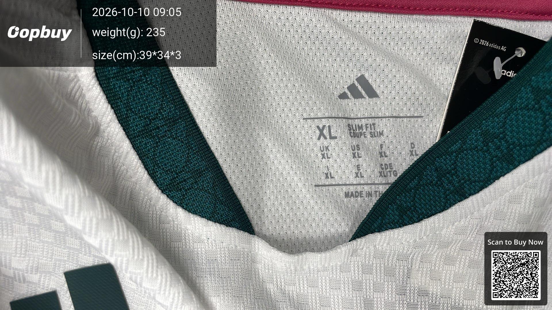 Foto QC 8 de adidas x River Plate 2026/27 Away Tricolor Jersey White
