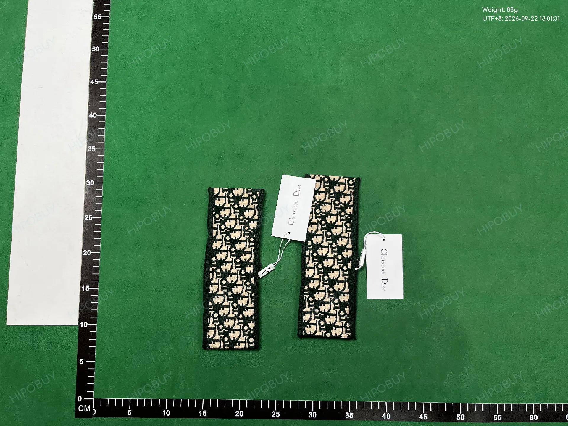 Foto QC 3 de Dior Oblique Headband Black/White
