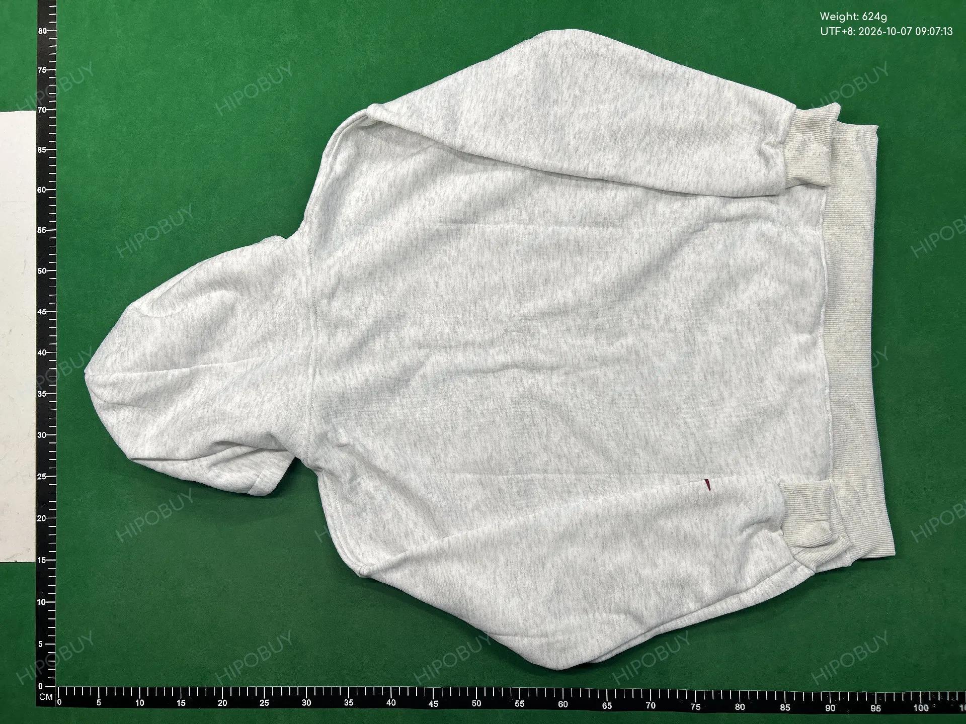 Foto QC 3 de Syna Hoodie Logo Star Embroidery Grey White