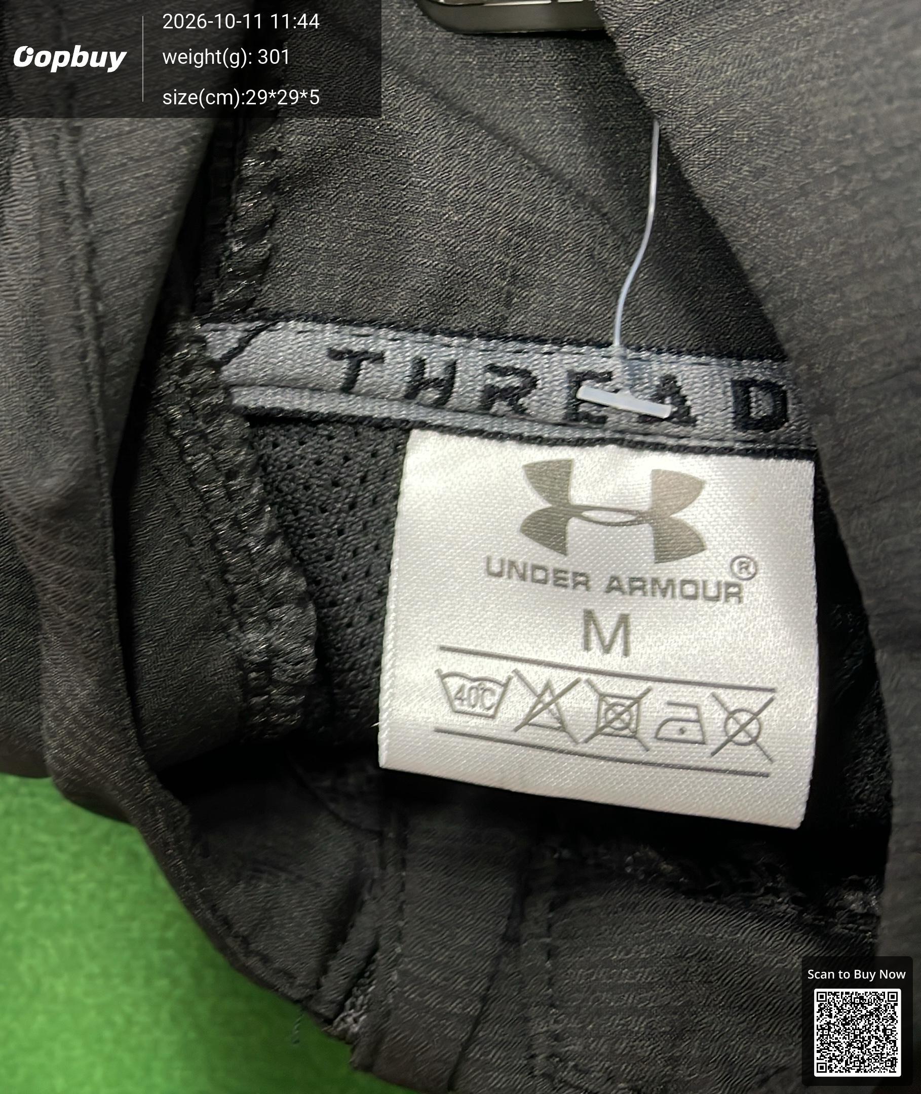 Foto QC 6 de Under Armour Reflective Woven Hooded Jacket Black