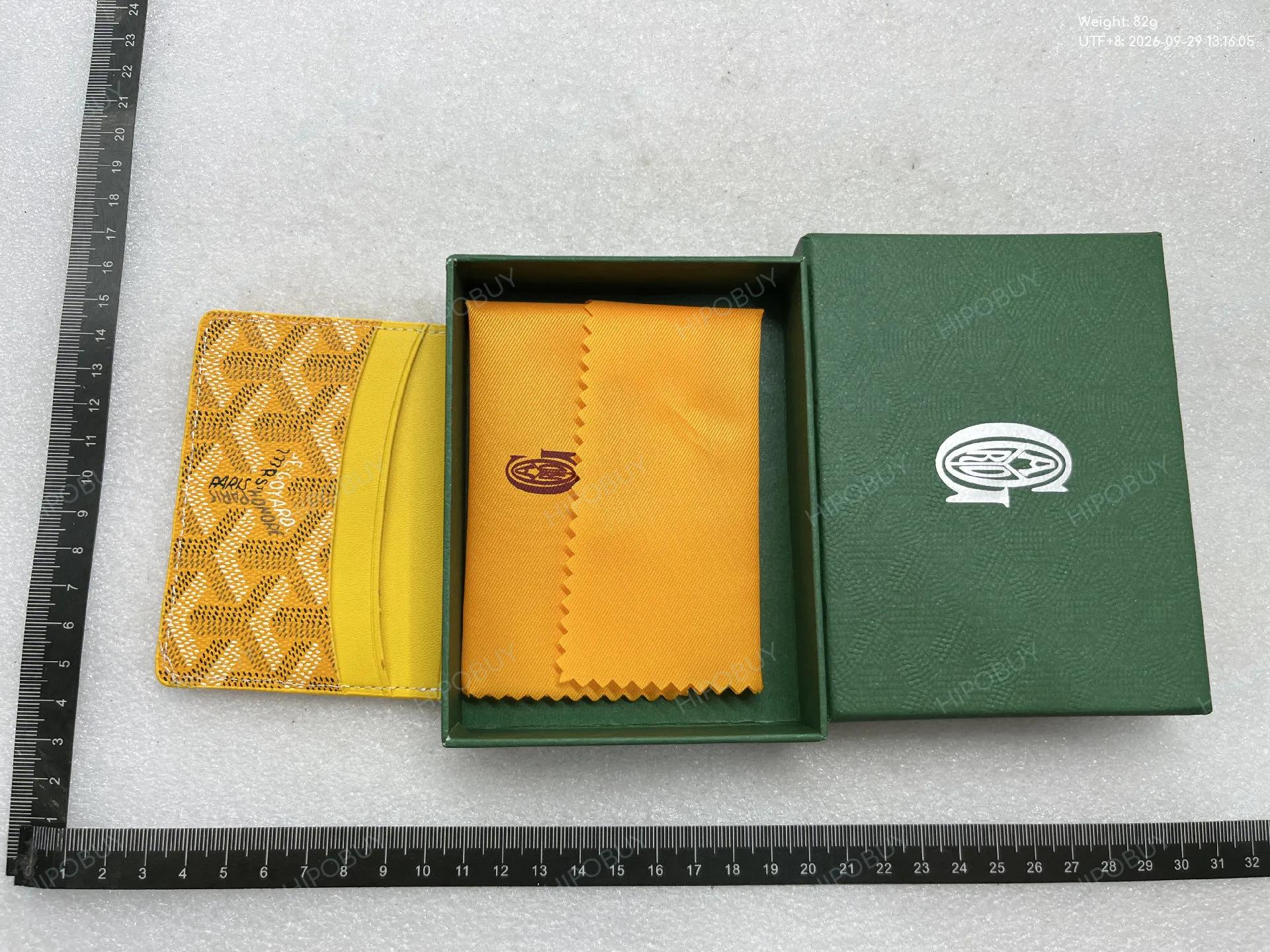 Foto QC 6 de Goyard Conti Pouch Green Goyardine Canvas