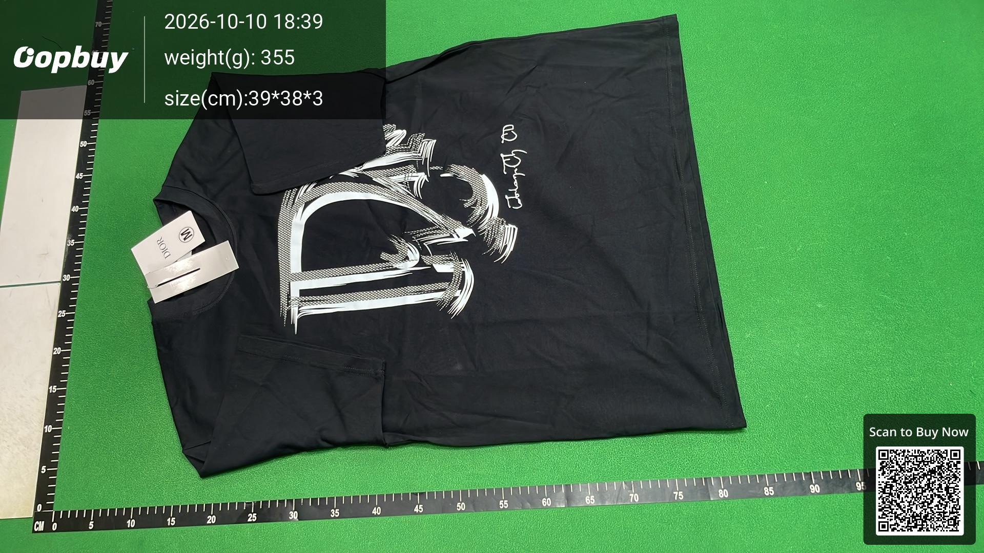 Foto QC 6 de Dior Alphabet T-shirt Star White