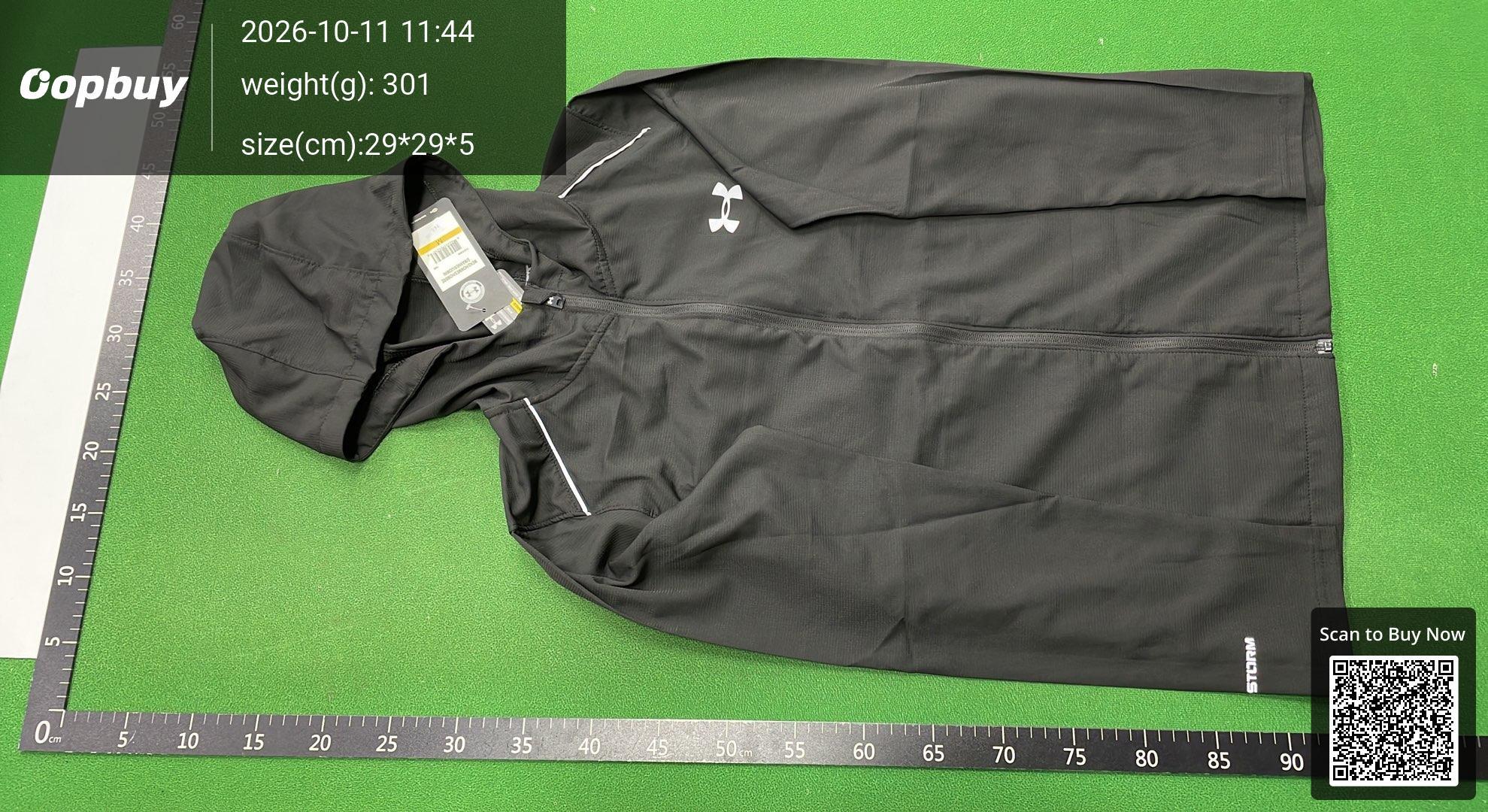 Foto QC 7 de Under Armour Reflective Woven Hooded Jacket Black