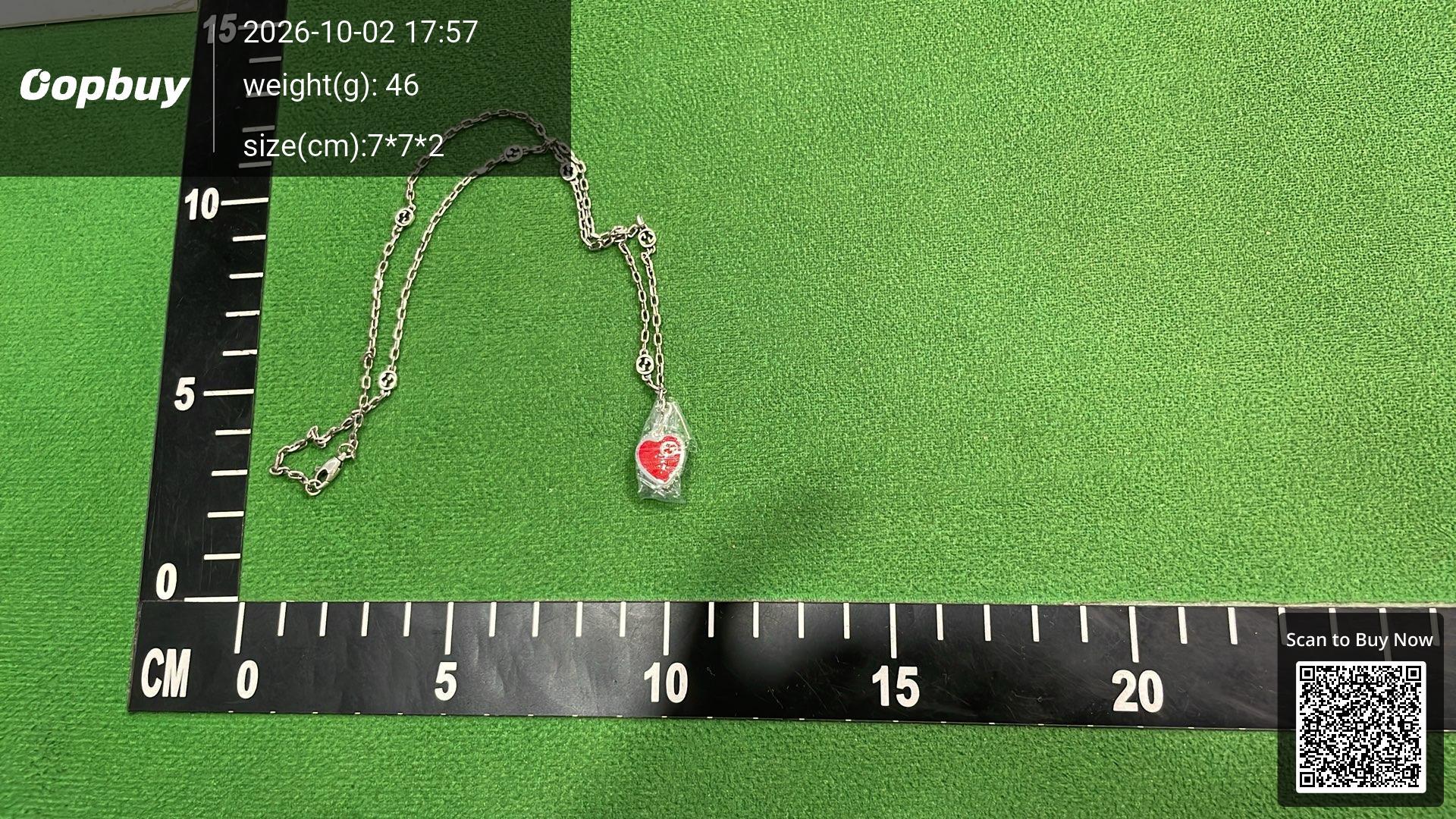Foto QC 3 de Gucci Cross Necklace Sterling Silver Silver