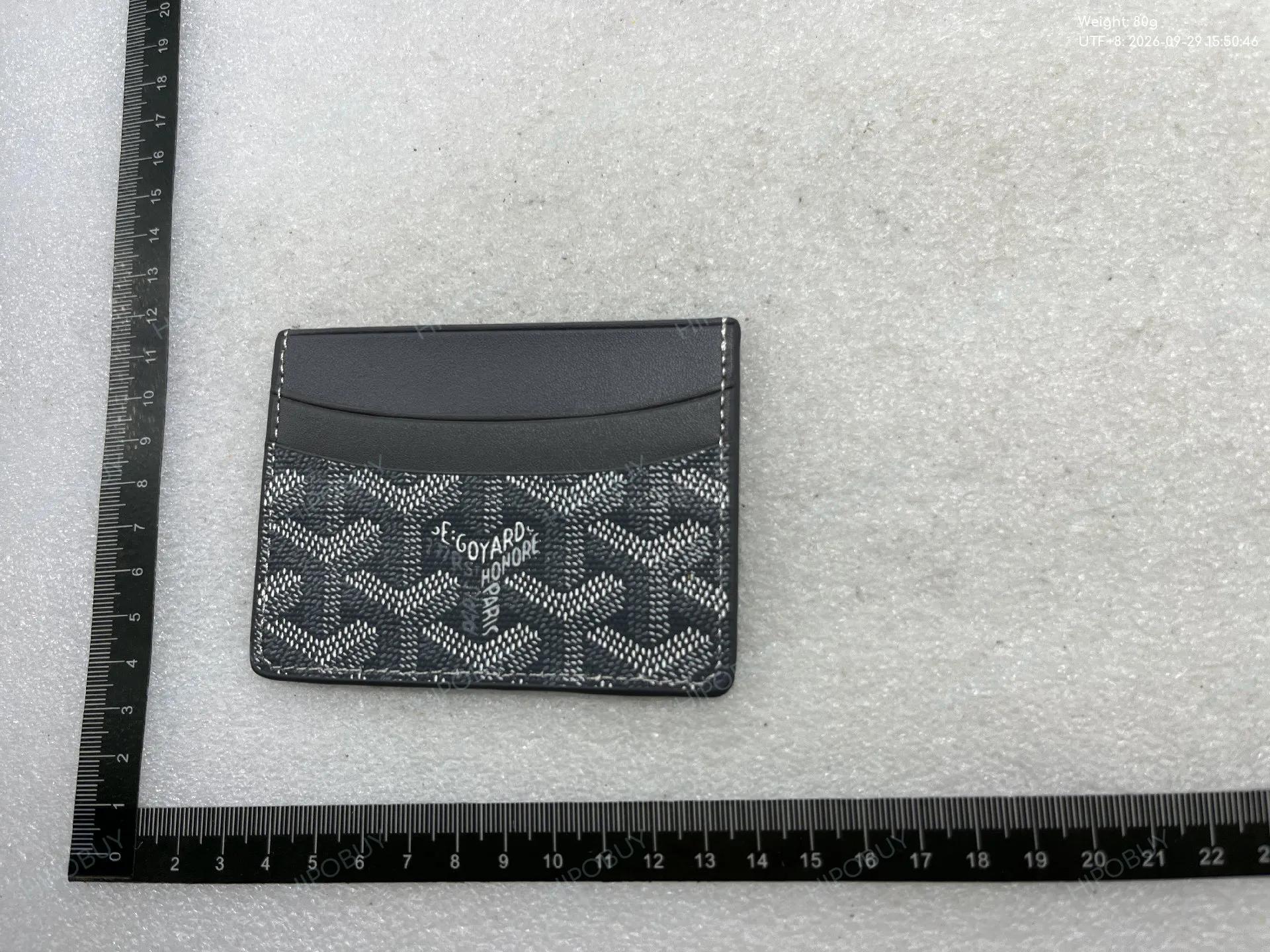 Foto QC 8 de Goyard Conti Pouch Green Goyardine Canvas