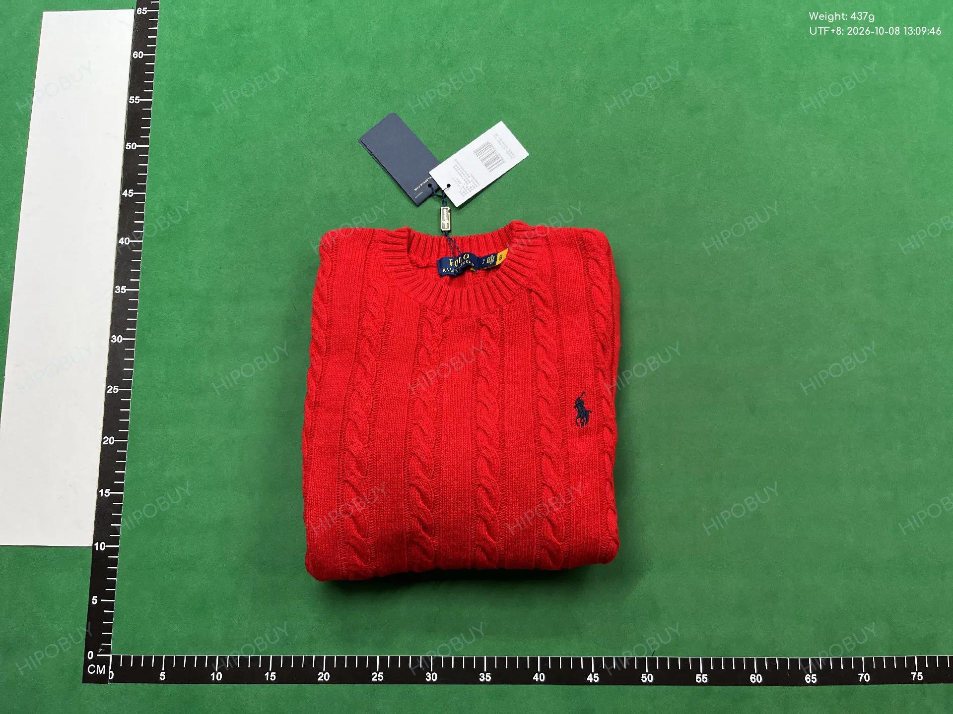 Foto QC 4 de Tommy Hilfiger Cable Knit Crewneck Sweater Light Blue