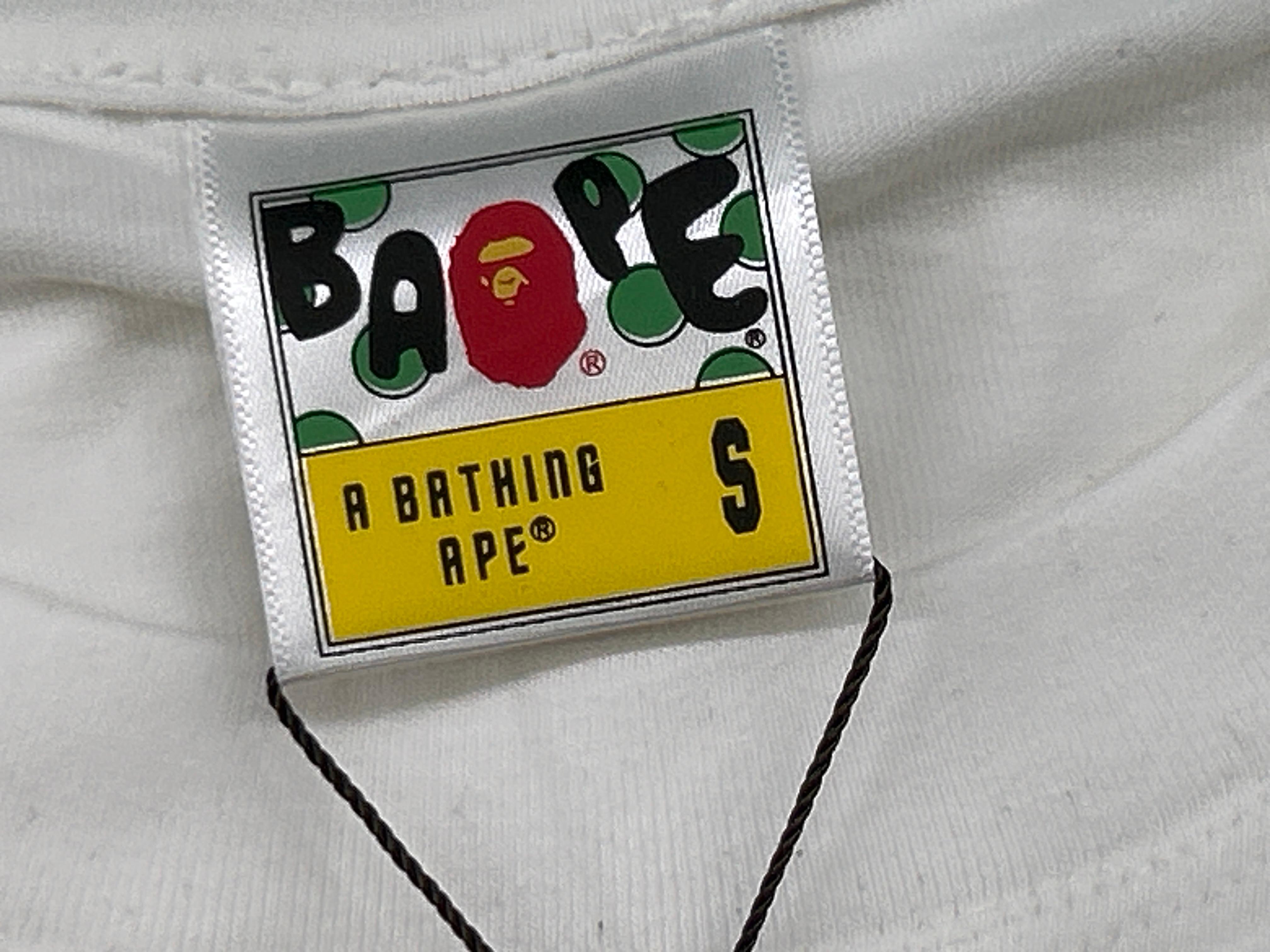 Foto QC 2 de Bape Check Ape Head T-shirt White