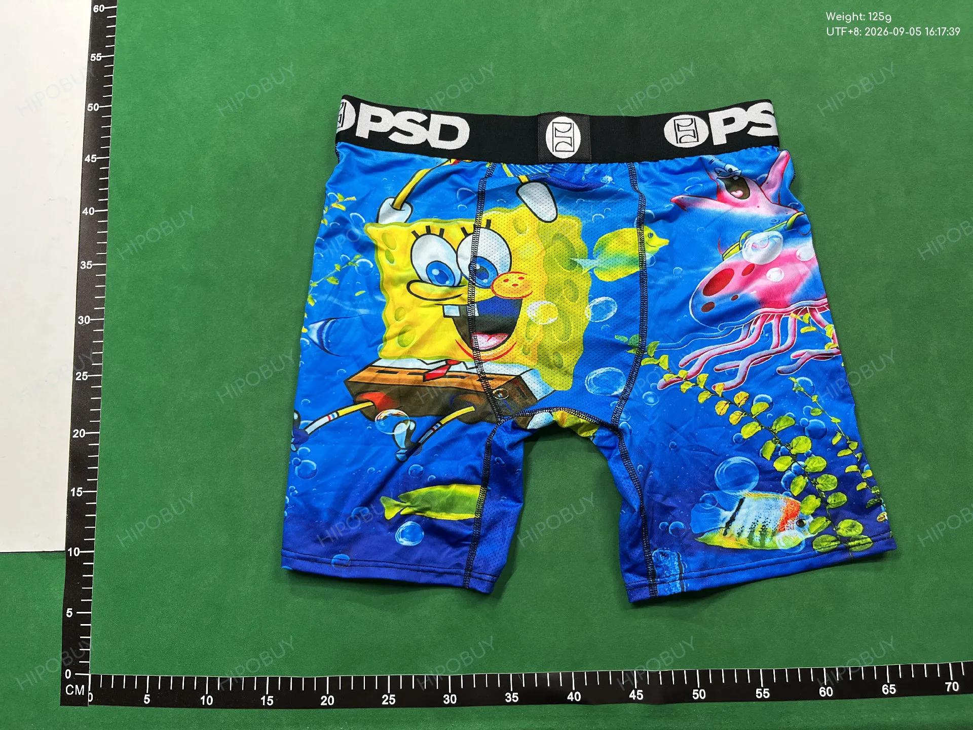 Foto QC 7 de PSD Underwear Boxer Briefs Spongebob Blue