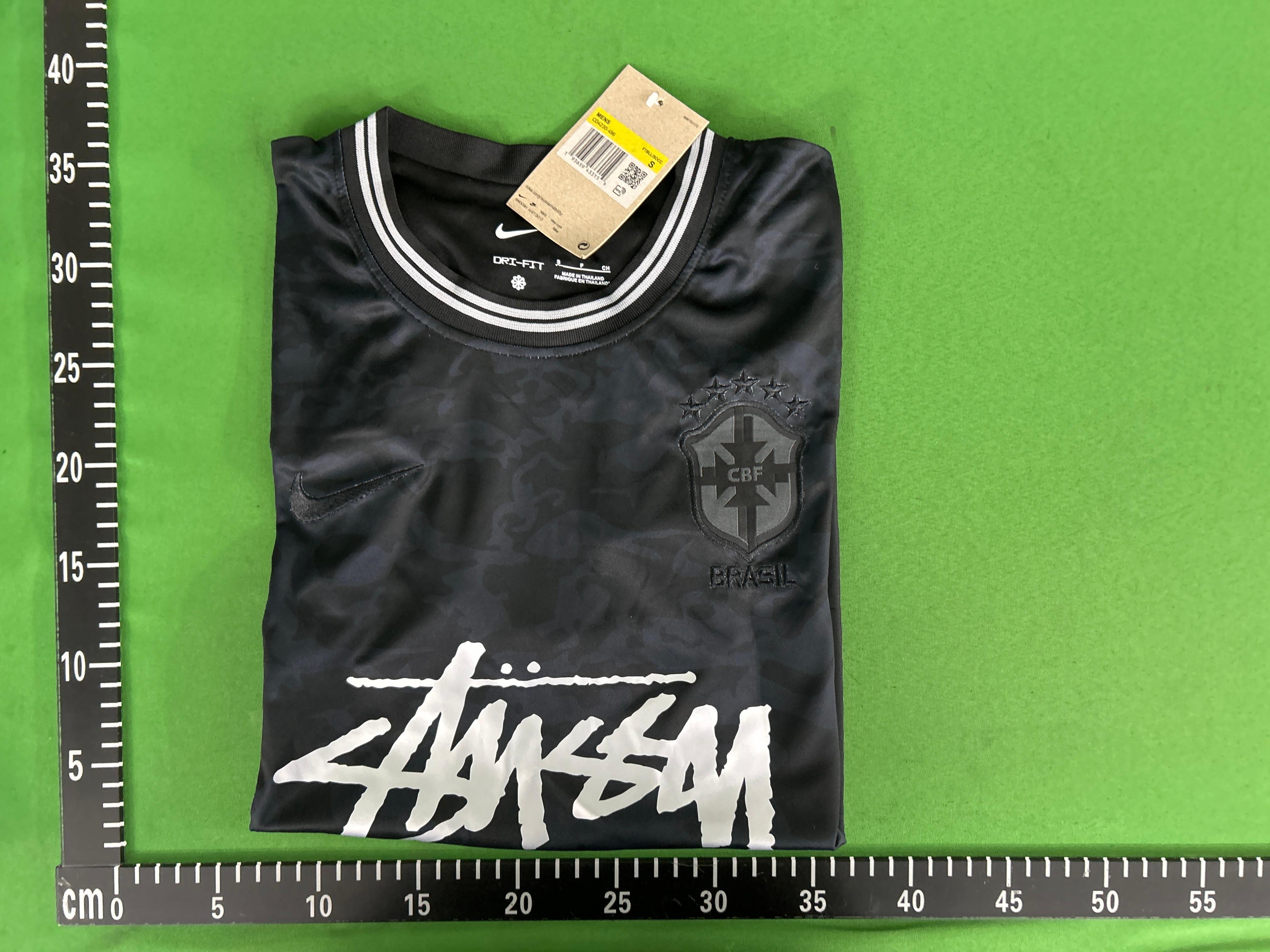 Foto QC 6 de Stussy x Nike x Brazil Soccer Jersey Black