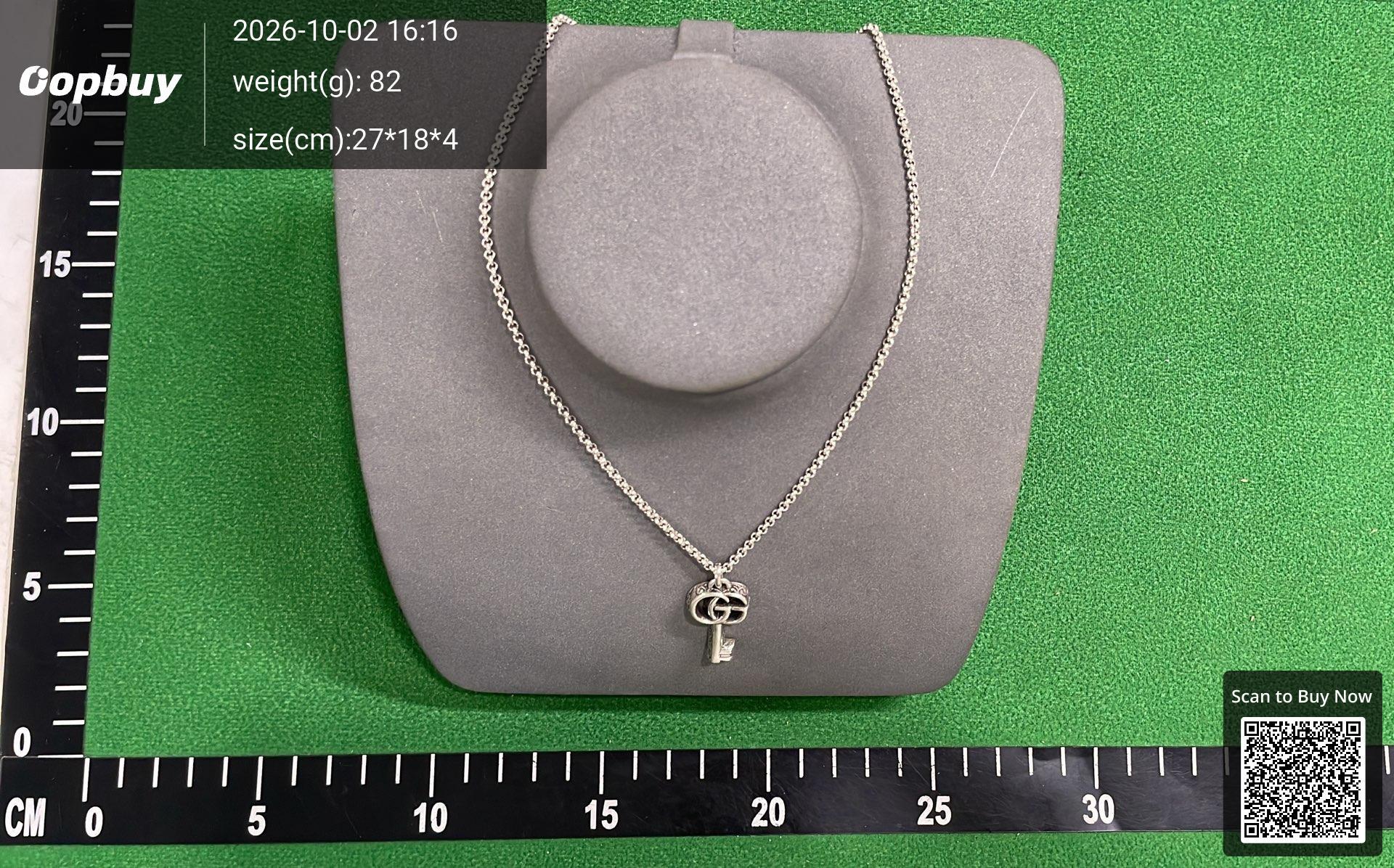 Foto QC 4 de Gucci Cross Necklace Sterling Silver Silver