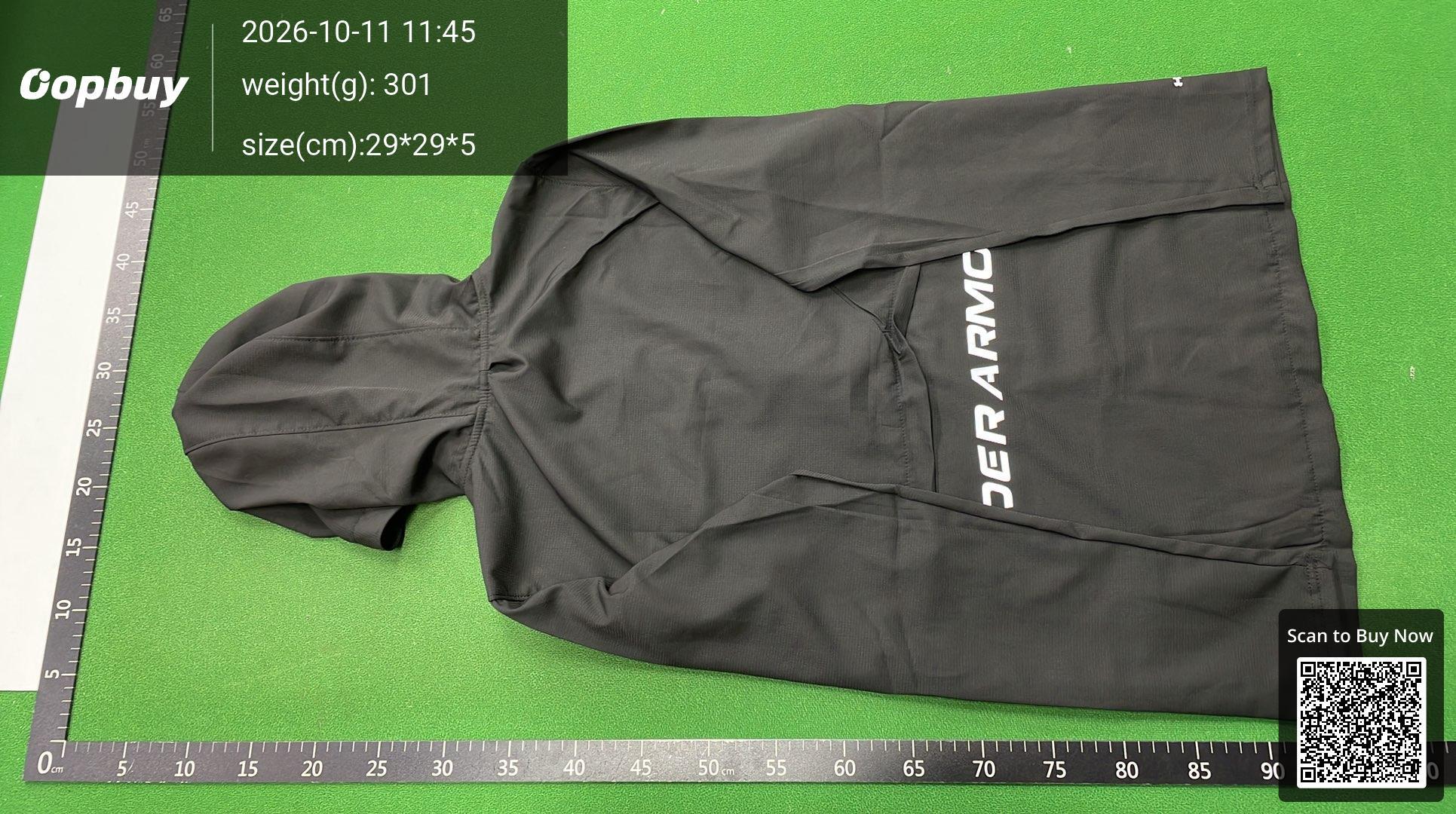 Foto QC 8 de Under Armour Reflective Woven Hooded Jacket Black