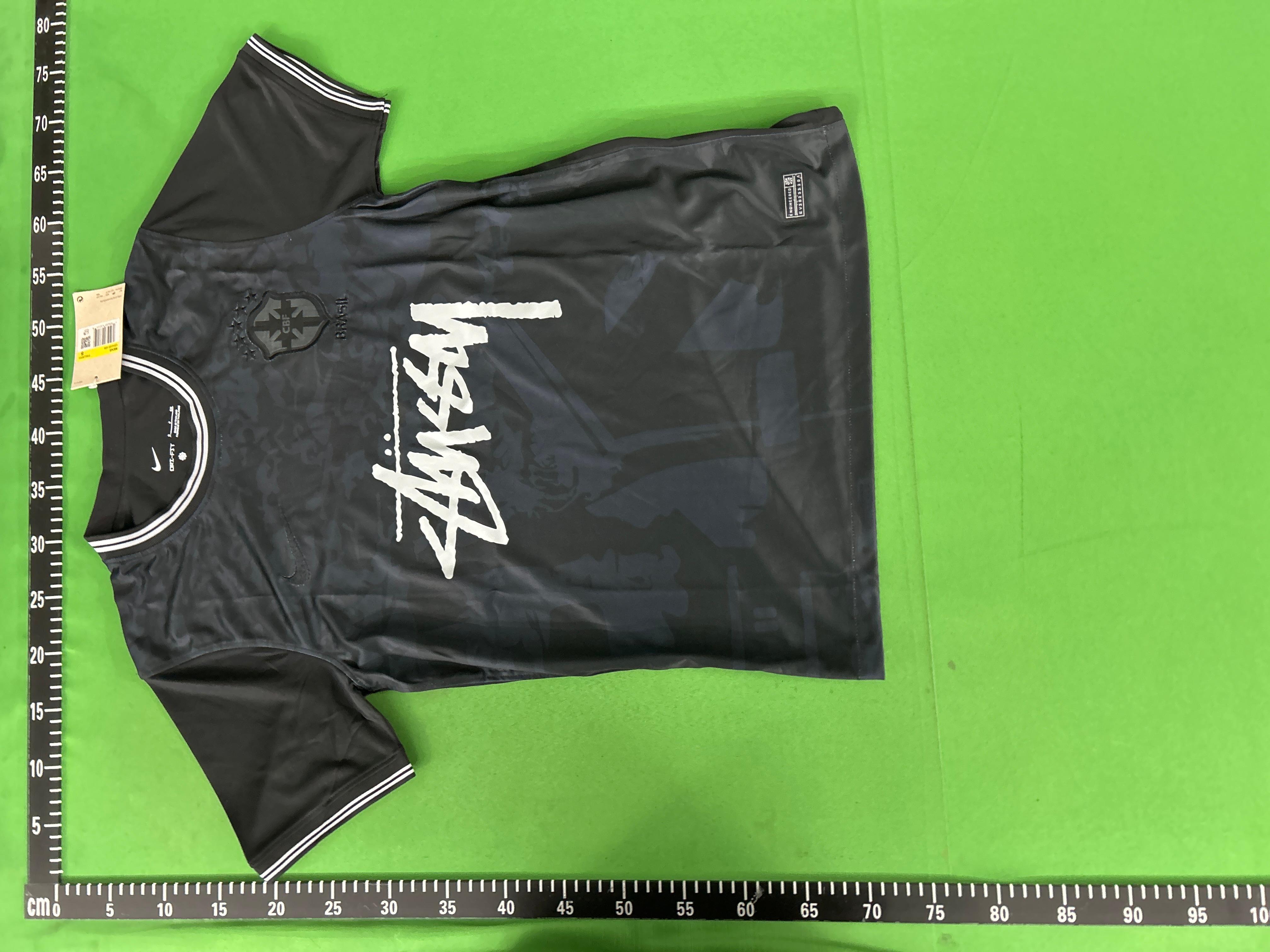 Foto QC 8 de Stussy x Nike x Brazil Soccer Jersey Black