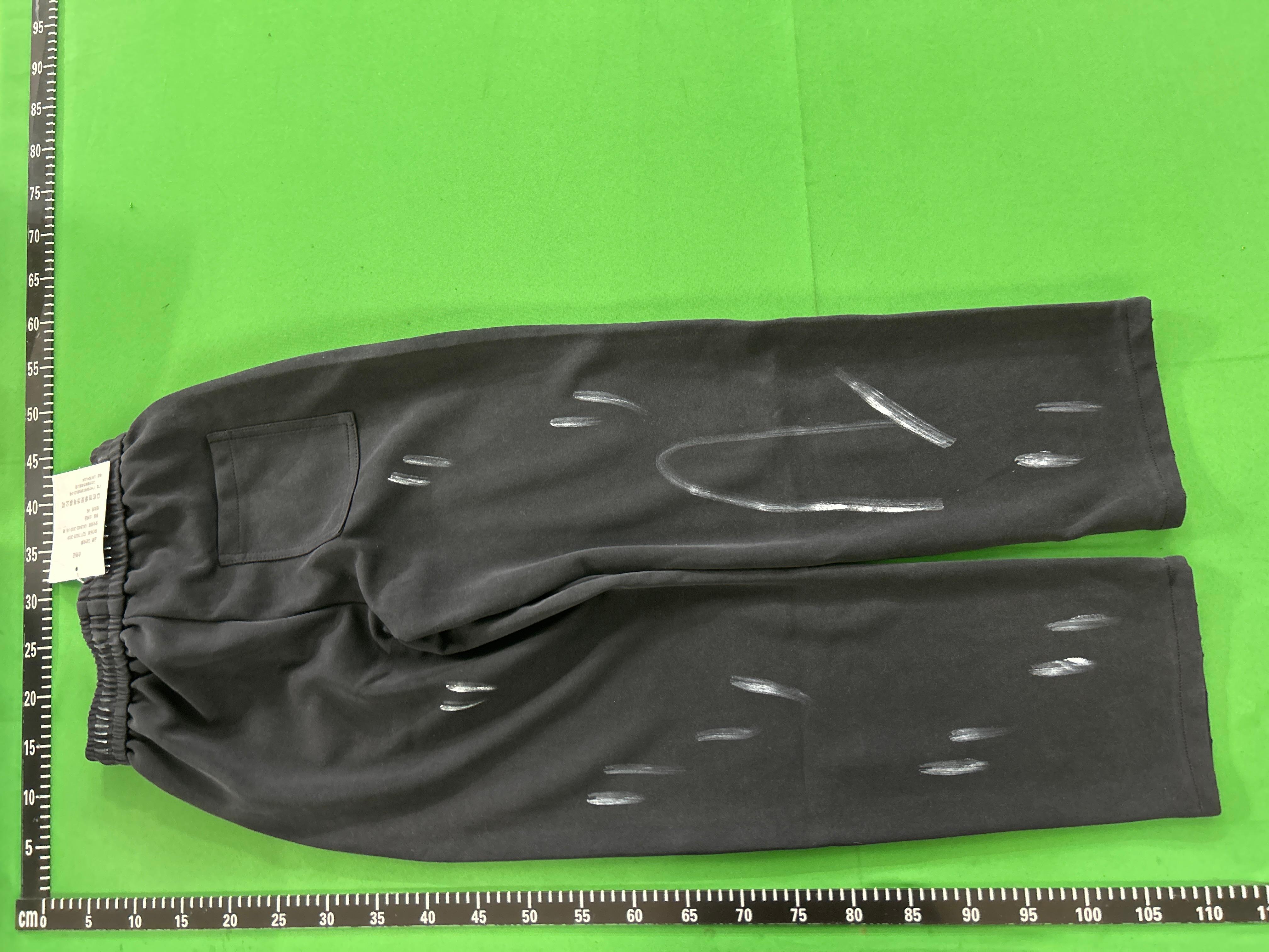 Foto QC 7 de Chrome Hearts Paper Jam Sweatpants Triple Leather Cross Patch Black